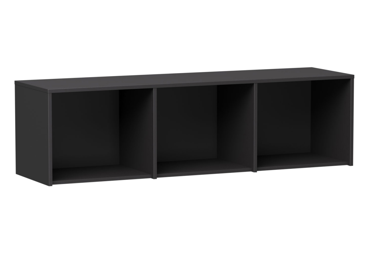 Изображение товара Шкаф распашной Люси 3 двери - графит, 147x41.2x40.1 см от Правила мебели Изображение товара Шкаф распашной Люси 3 двери - графит, 147x41.2x40.1 см от Правила мебели