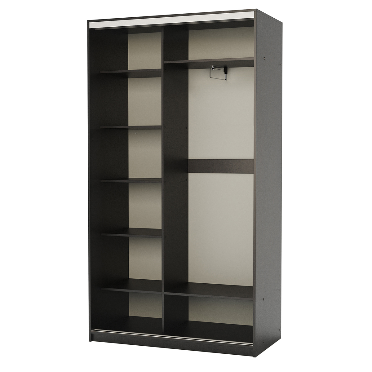 Изображение товара Шкаф-купе Гамма Премиум Венге 240x100x45 см