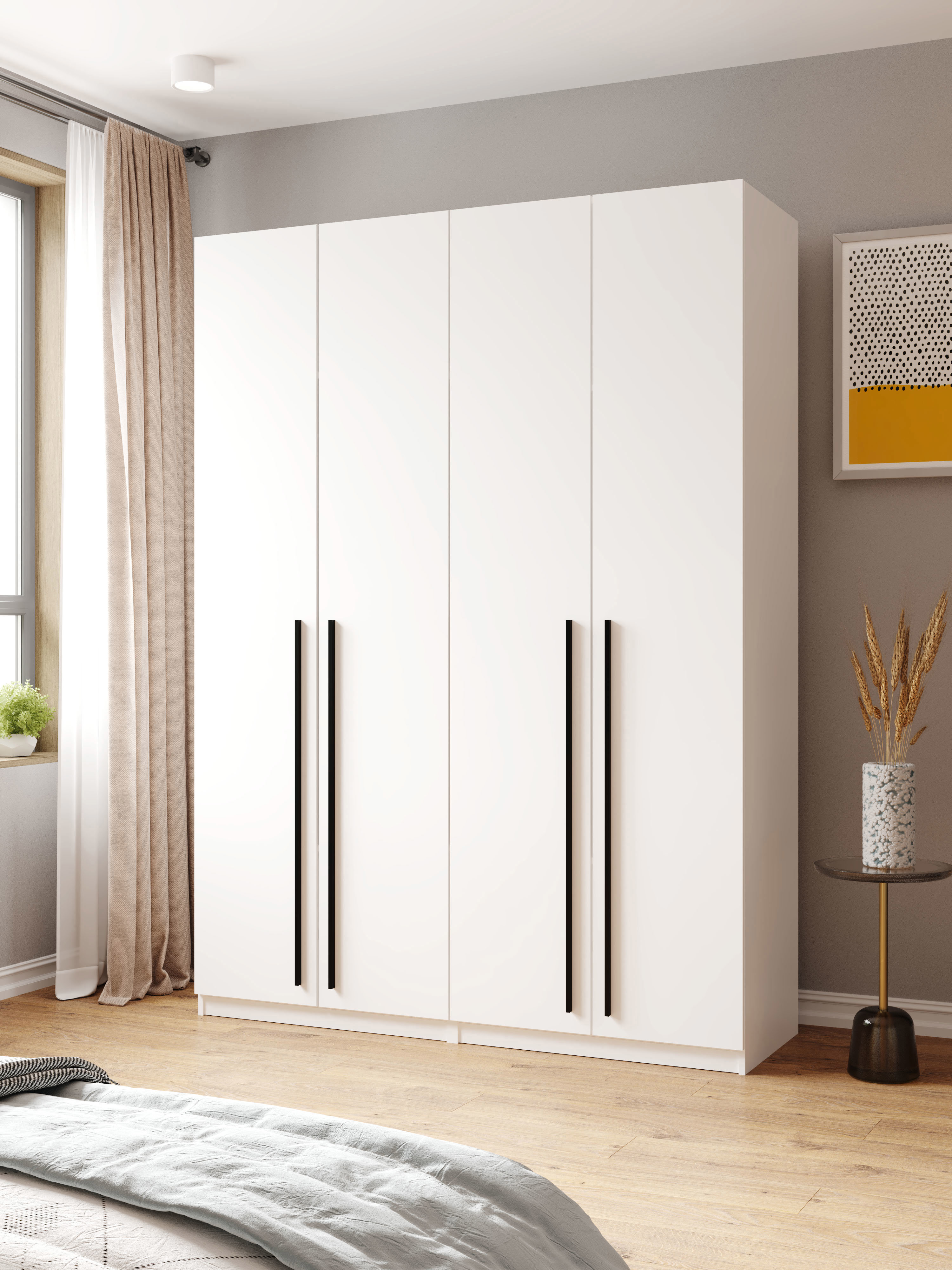 Изображение товара Шкаф распашной Принцесса Мелания София3022/2 160x220x52 см белый ЛДСП Изображение товара Шкаф распашной Принцесса Мелания София3022/2 160x220x52 см белый ЛДСП