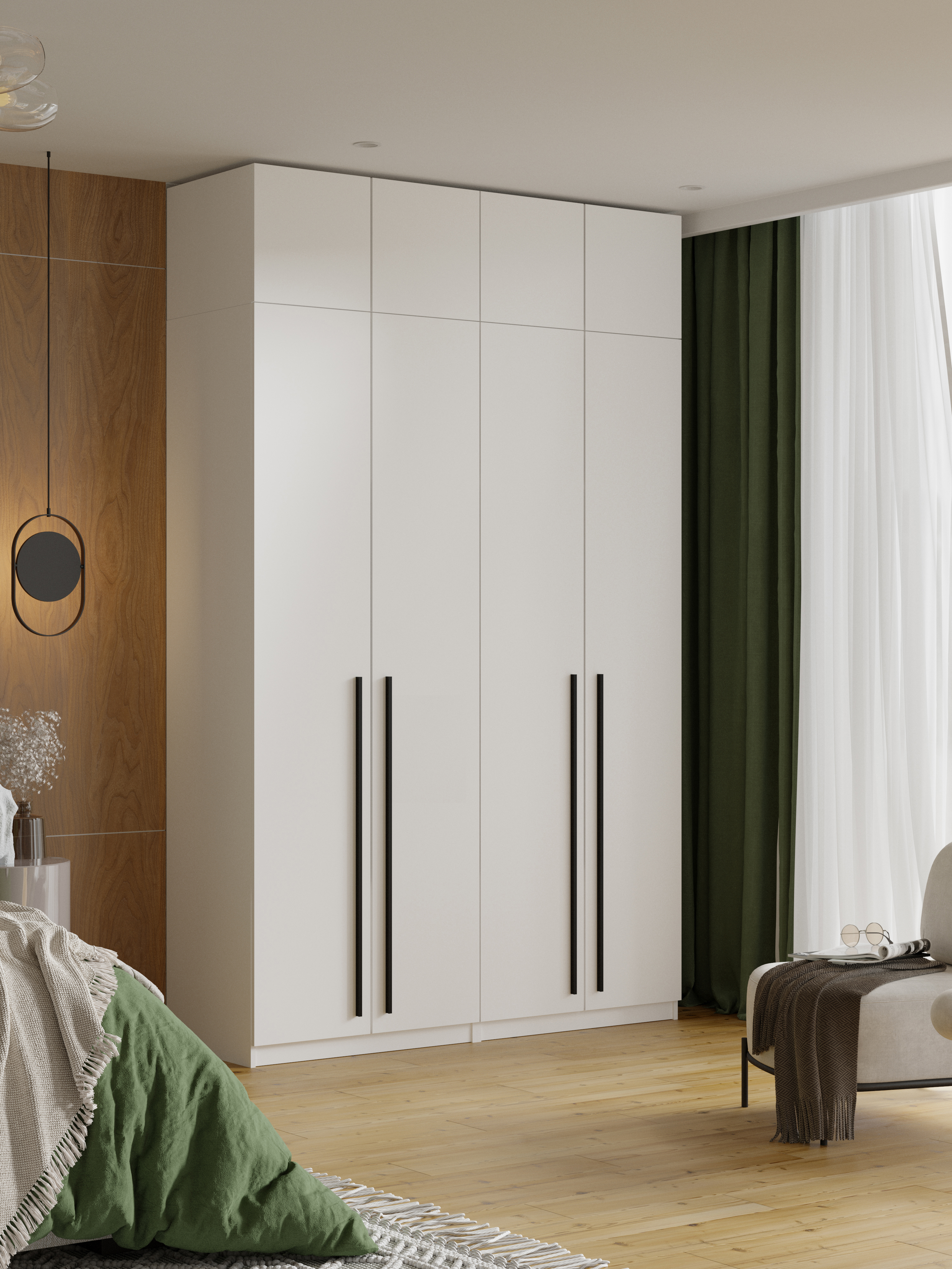 Изображение товара Шкаф распашной Принцесса Мелания белый 160x260 см