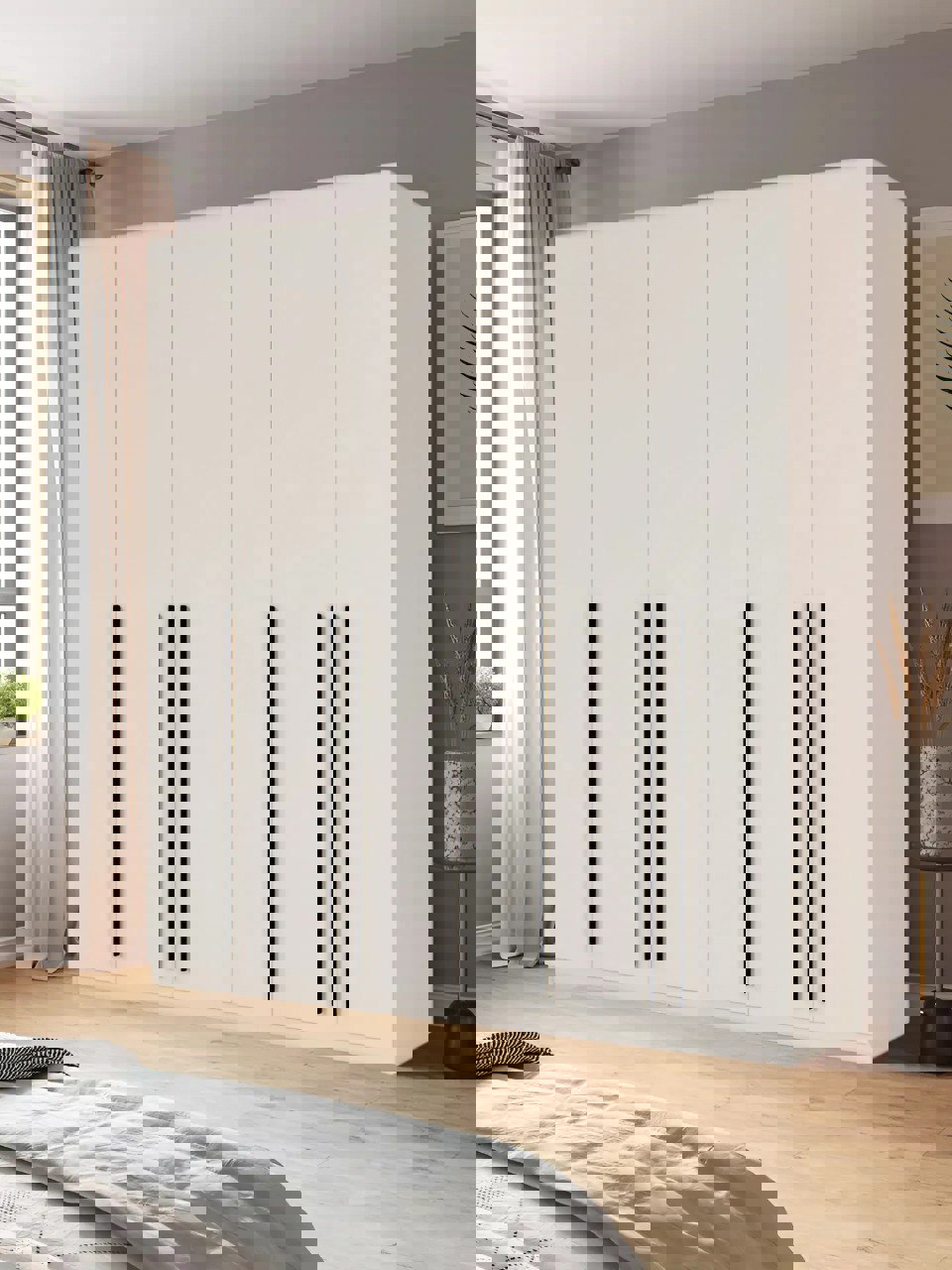 Изображение товара Шкаф распашной Принцесса Мелания София 3026 220x240x50 см белый ЛДСП Изображение товара Шкаф распашной Принцесса Мелания София 3026 220x240x50 см белый ЛДСП