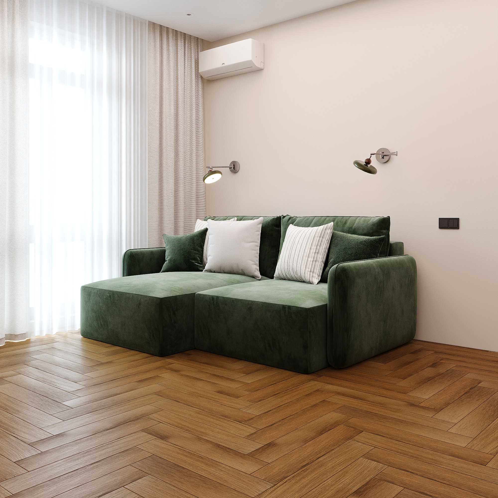 Изображение товара Ламинат Дуб Ливерпуль 33 класс толщина 8 мм с фаской 1.92 м²