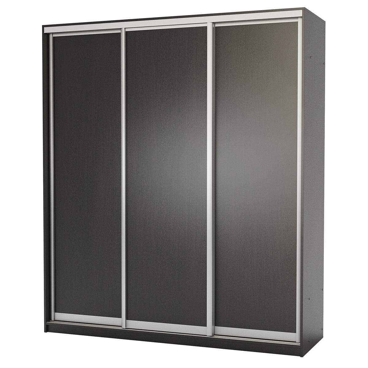 Изображение товара Шкаф-купе Гамма 240x180x60 см с 6 полками и раздвижными дверями венге