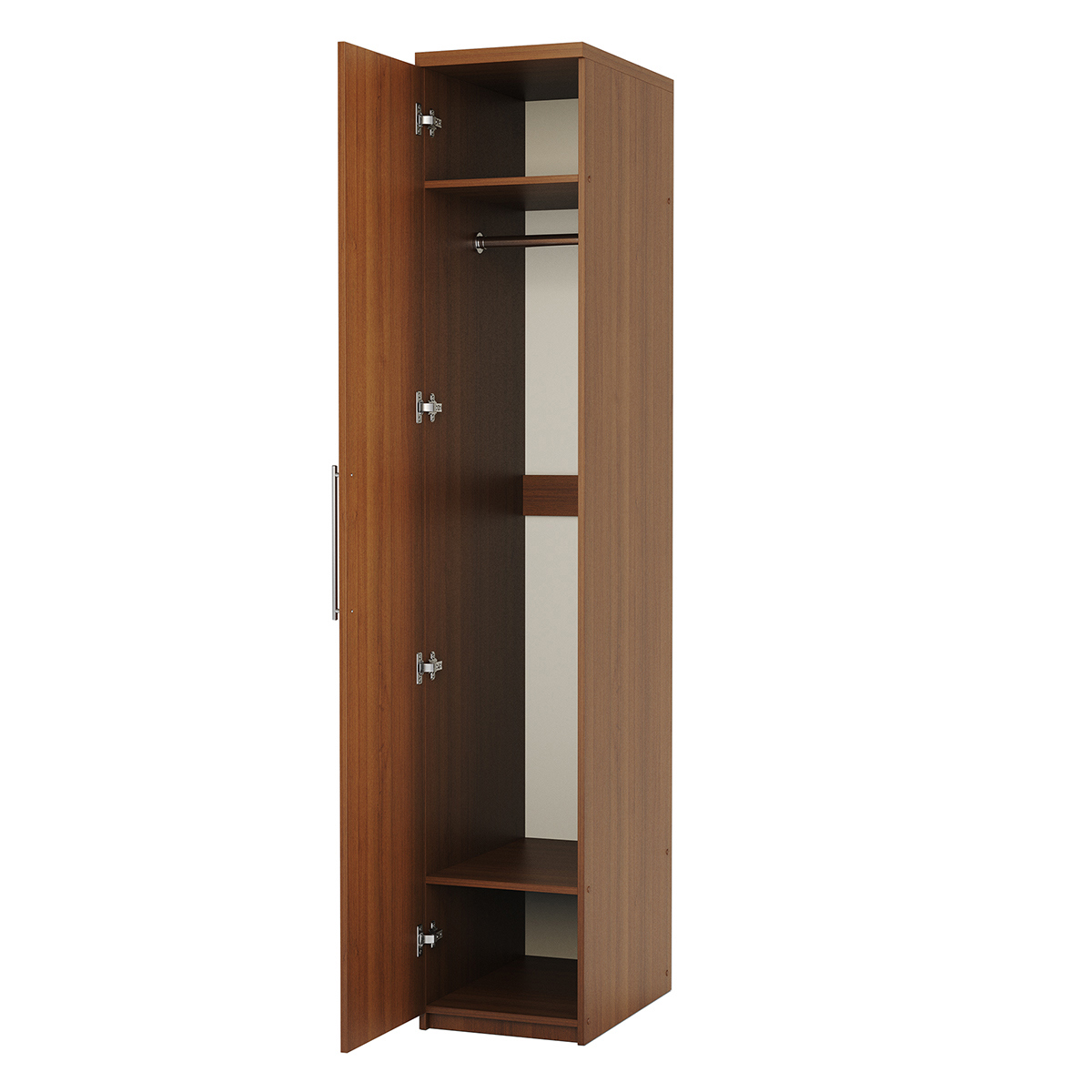 Изображение товара Шкаф распашной Гамма Мелодия МШ-11 50x240x60 см орех российское производство