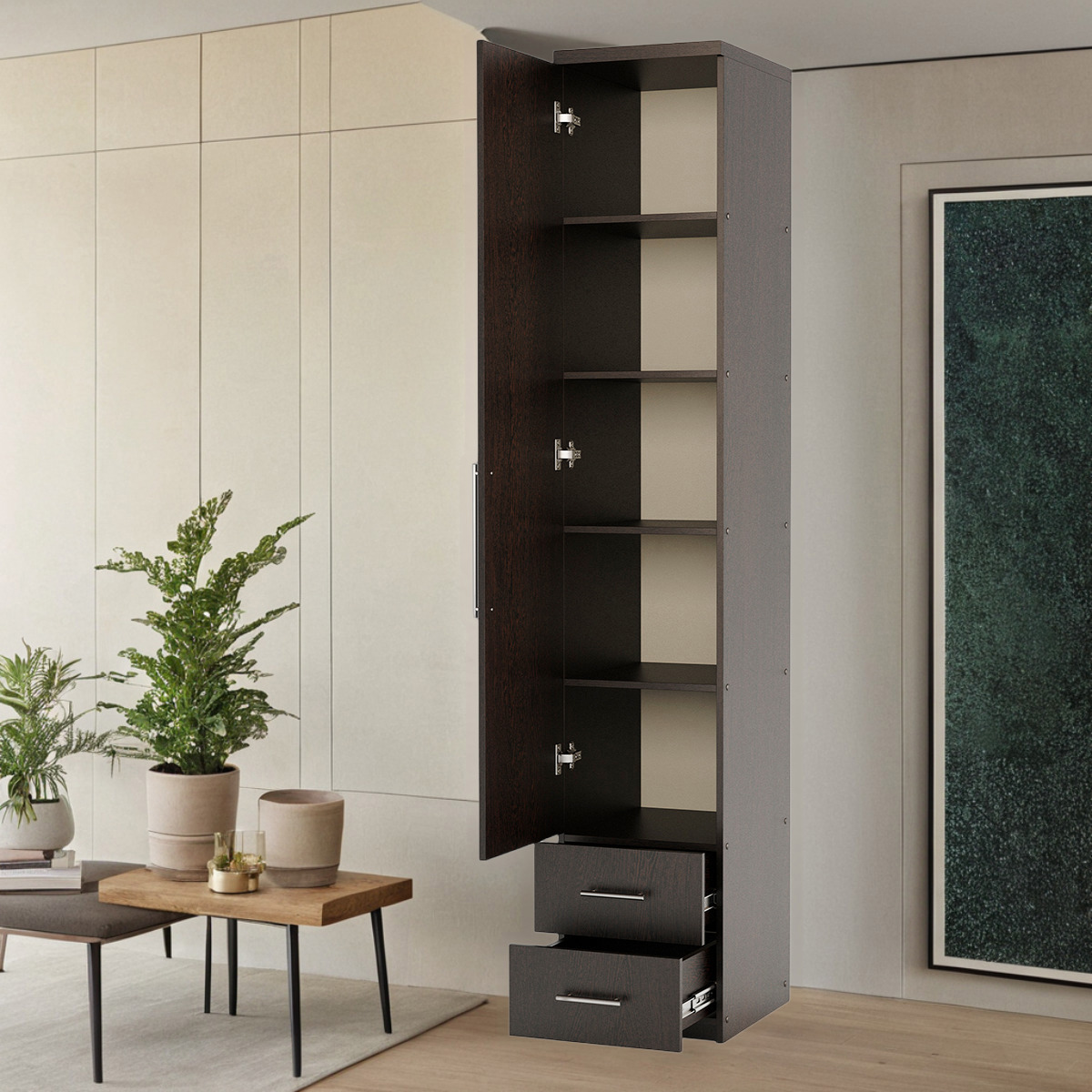 Изображение товара Шкаф распашной Гамма 1901022379 40x240 см венге