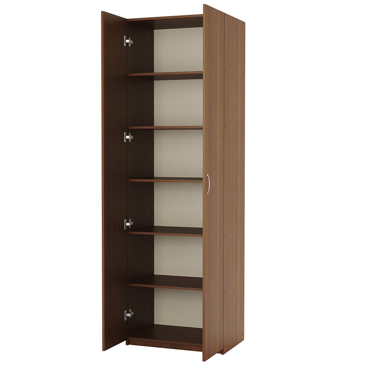 Изображение товара Шкаф распашной Гамма 70x240 см орех ЛДСП классический дизайн