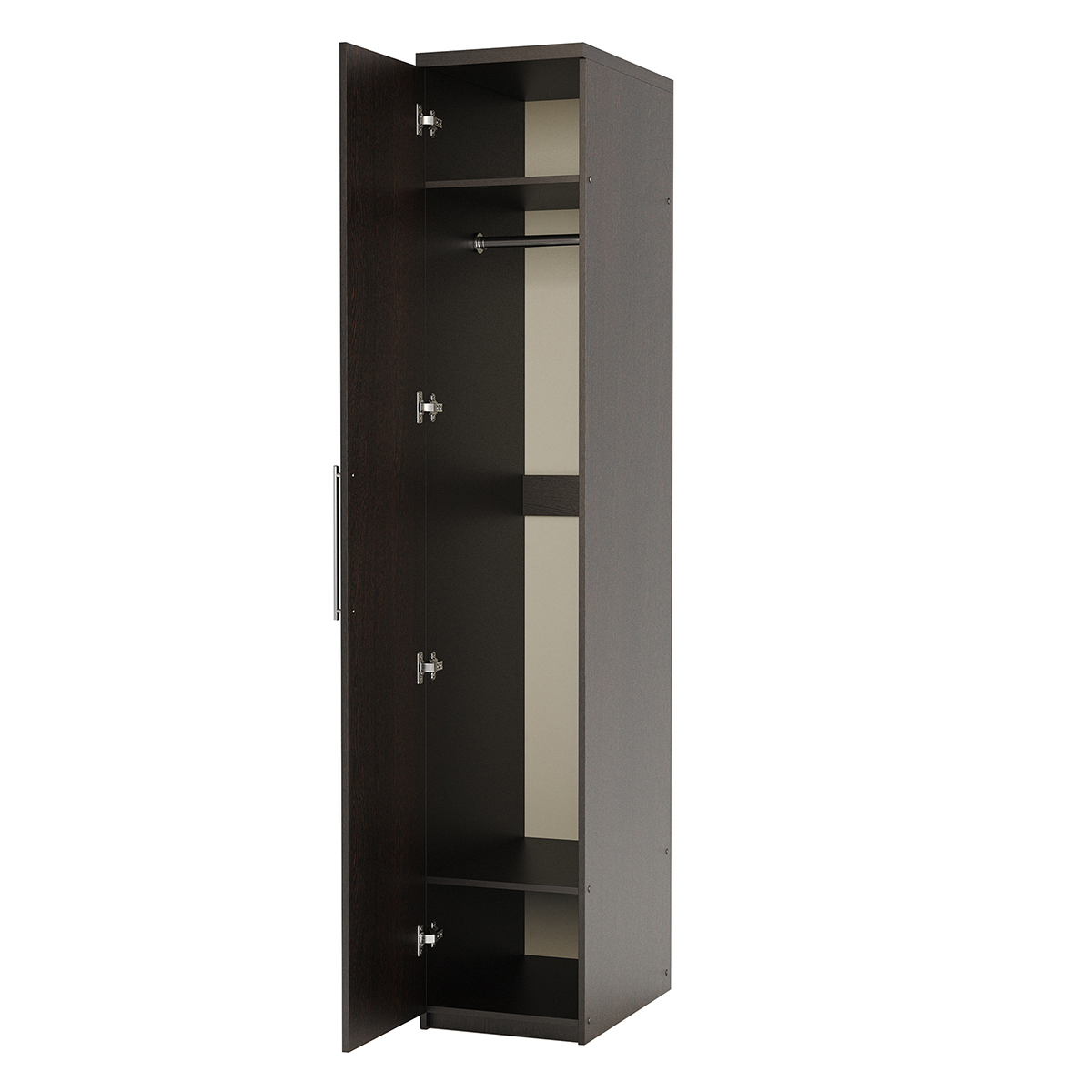 Изображение товара Шкаф распашной Гамма Мелодия МШ-11 Венге 40x60x240 см ЛДСП для одежды