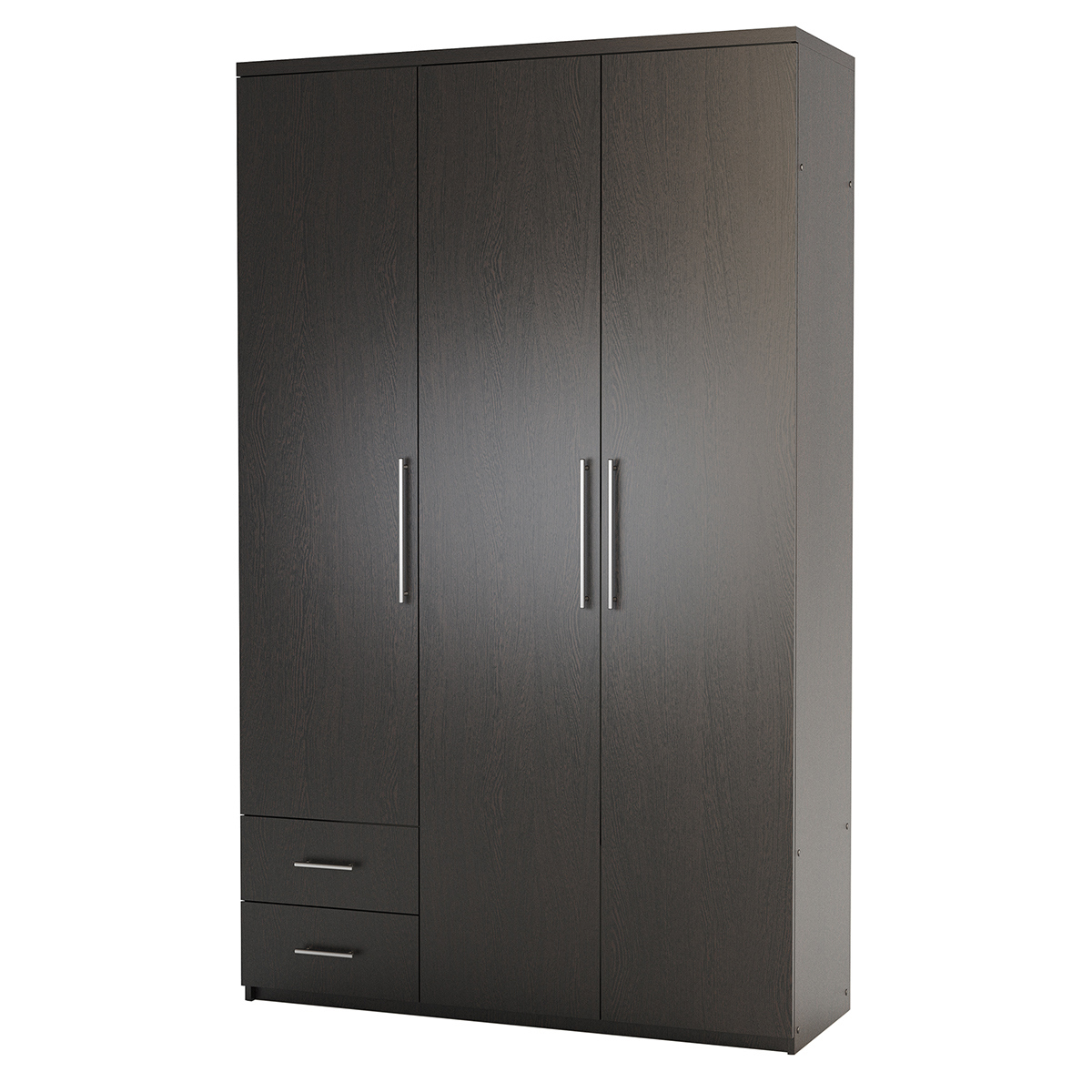 Изображение товара Шкаф распашной Гамма 150x240x45 см венге из ЛДСП классический