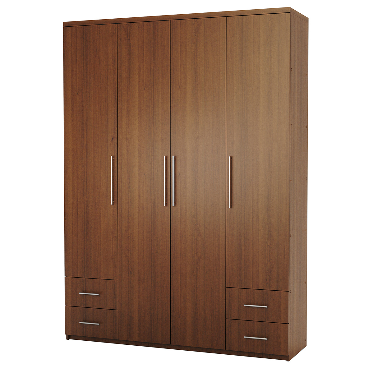 Изображение товара Шкаф распашной Гамма 120x240x60 см из ЛДСП орех классика