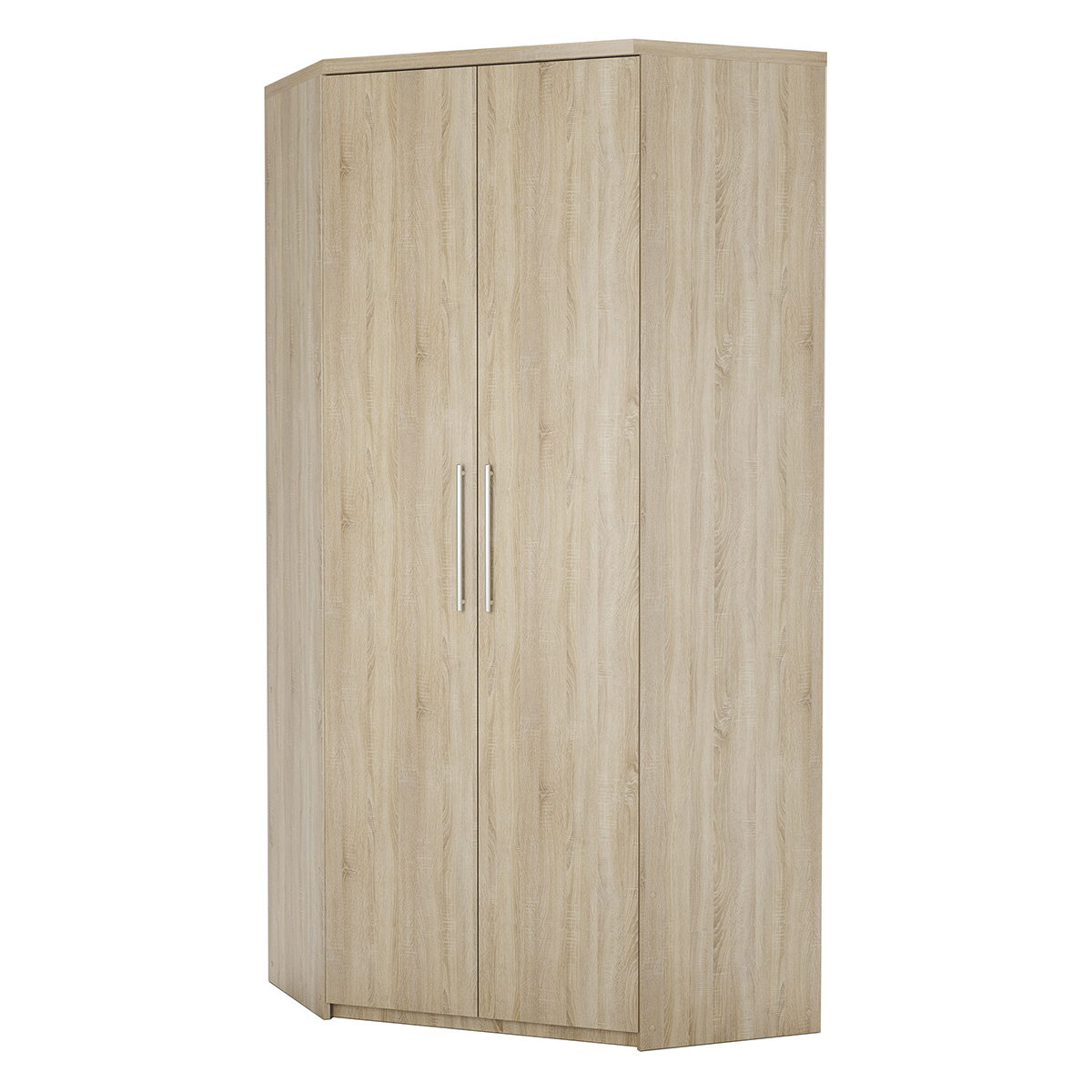 Изображение товара Шкаф распашной Гамма 24062027125 из ЛДСП дуб сонома двухстворчатый угловой для спальни и гостиной