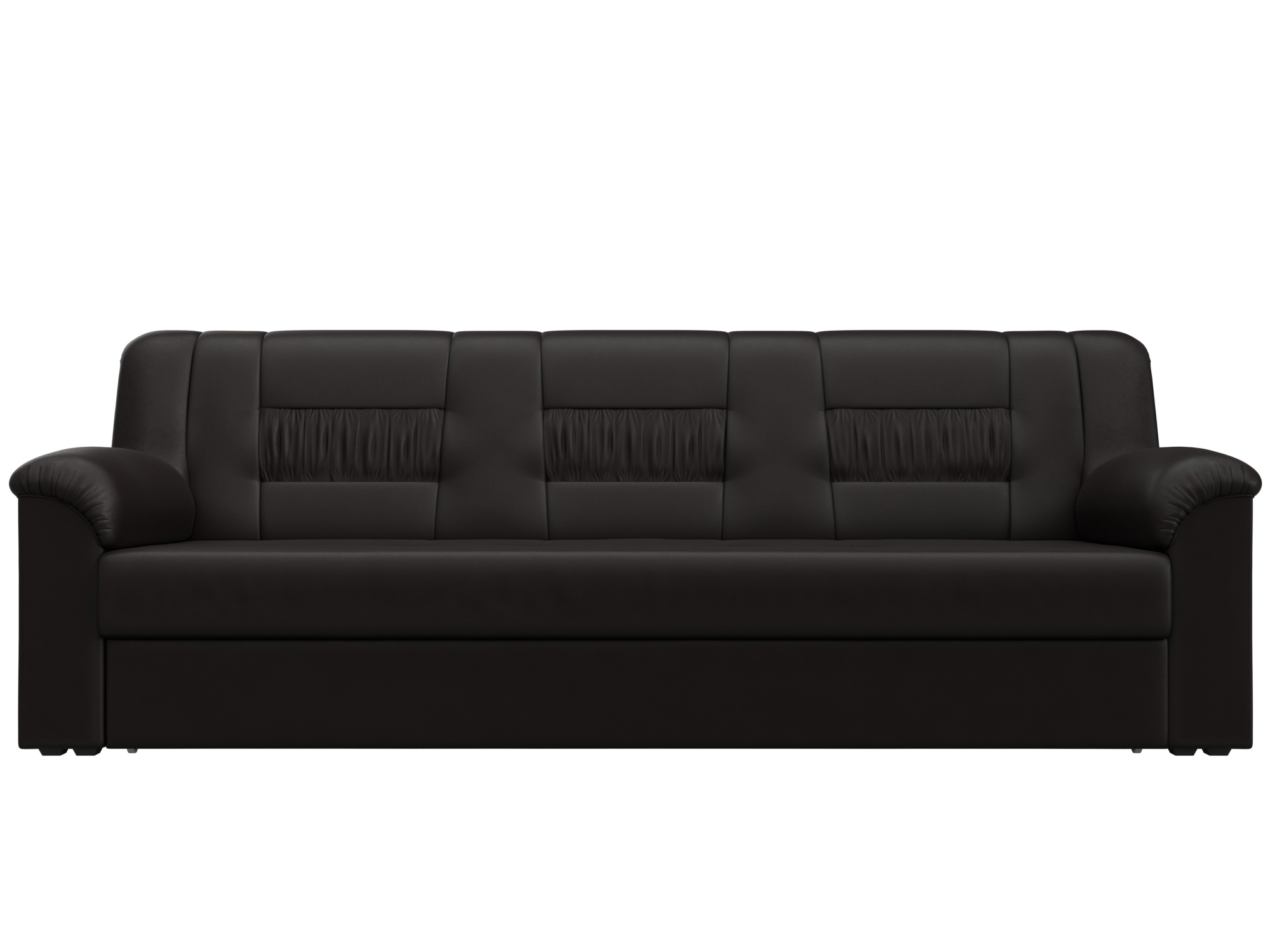 Изображение товара Диван Карелия Лига диванов раскладной из эко-кожи коричневый 126x195 см Изображение товара Диван Карелия Лига диванов раскладной из эко-кожи коричневый 126x195 см