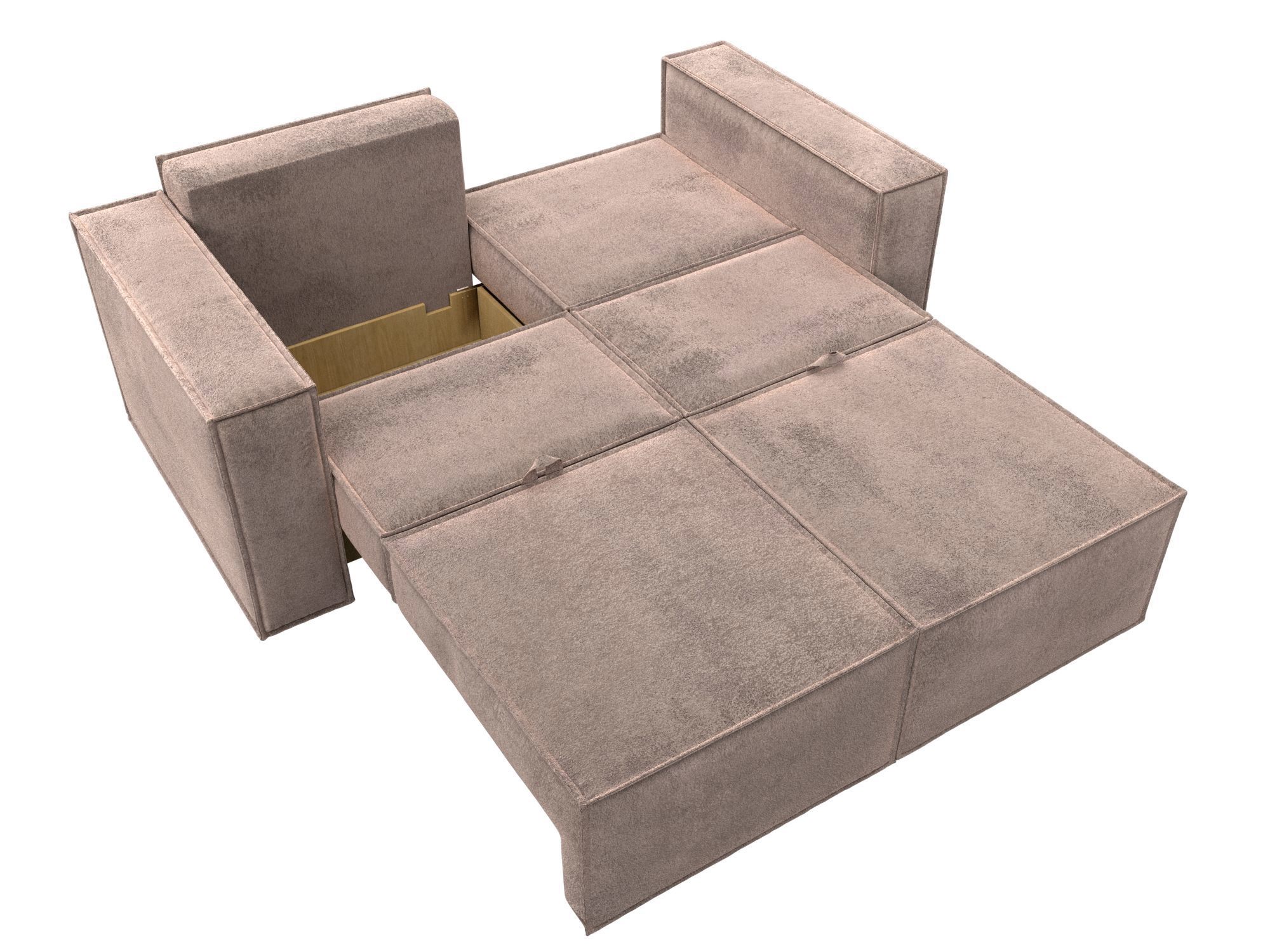 Изображение товара Диван прямой Куба мини Лига диванов велюр 180x94x108 см TOWER 05 бежевый Изображение товара Диван прямой Куба мини Лига диванов велюр 180x94x108 см TOWER 05 бежевый