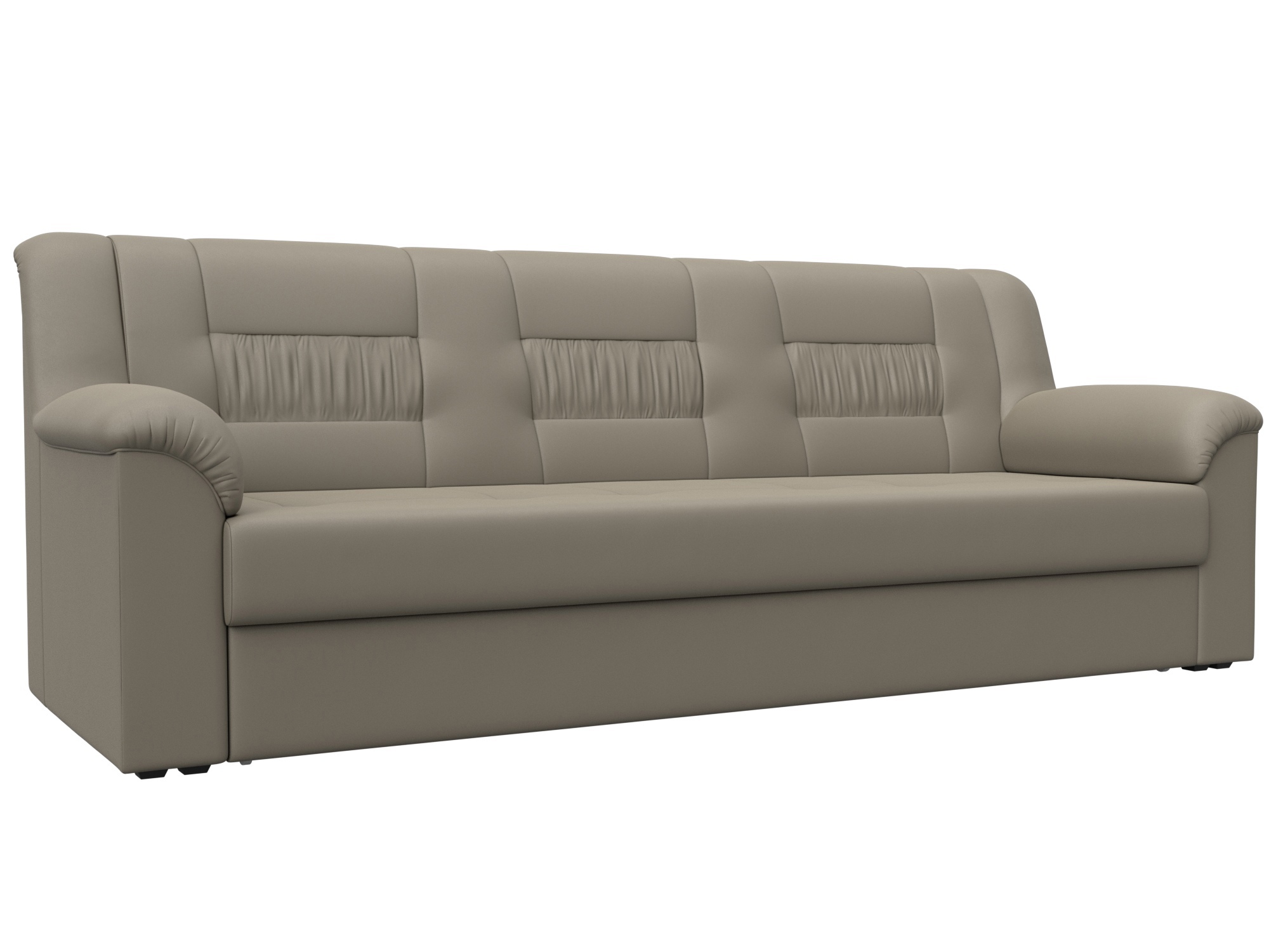 Изображение товара Диван раскладной Карелия Лига диванов 236x88x90 см эко-кожа бежевый