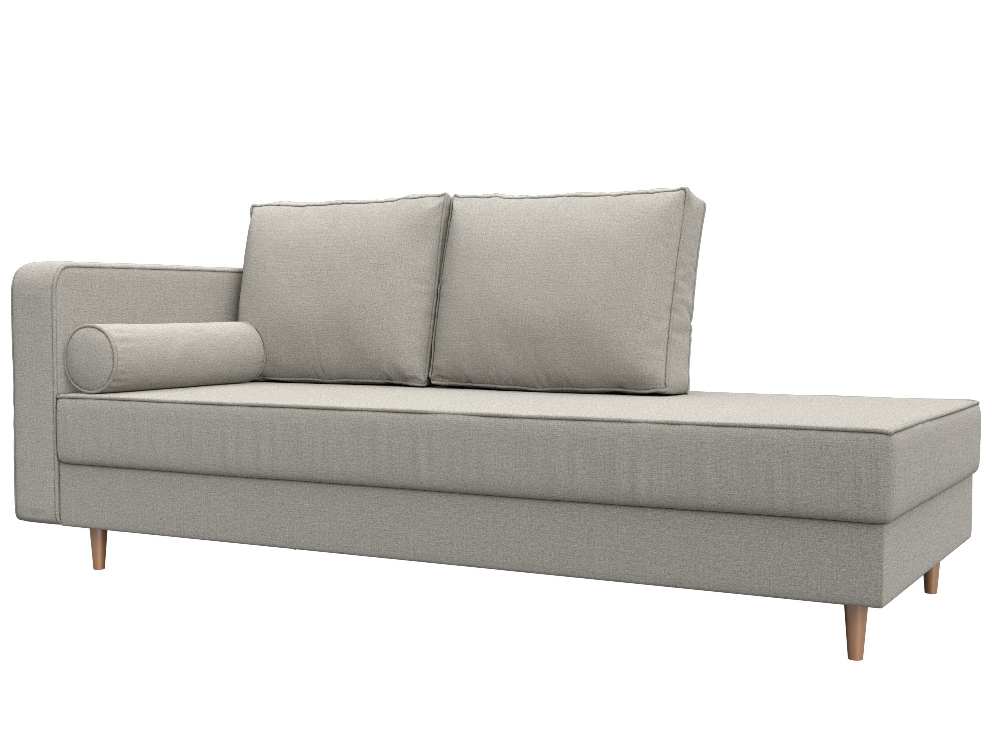 Изображение товара Кушетка Прайм Лига диванов 212x77x81 см рогожка амур бежевый