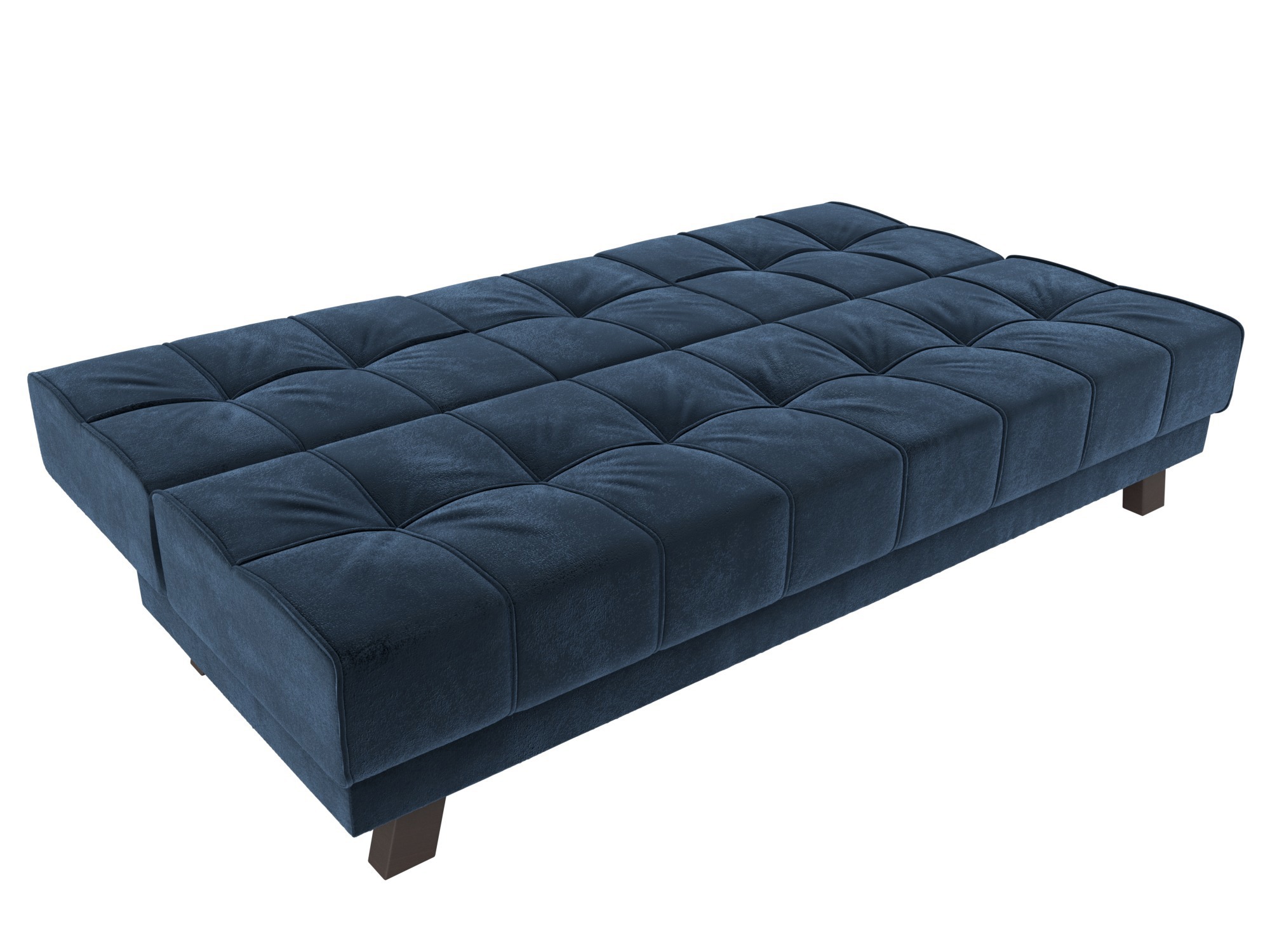 Изображение товара Диван раскладной Винсент Лига диванов 188x92x85 см велюр синий