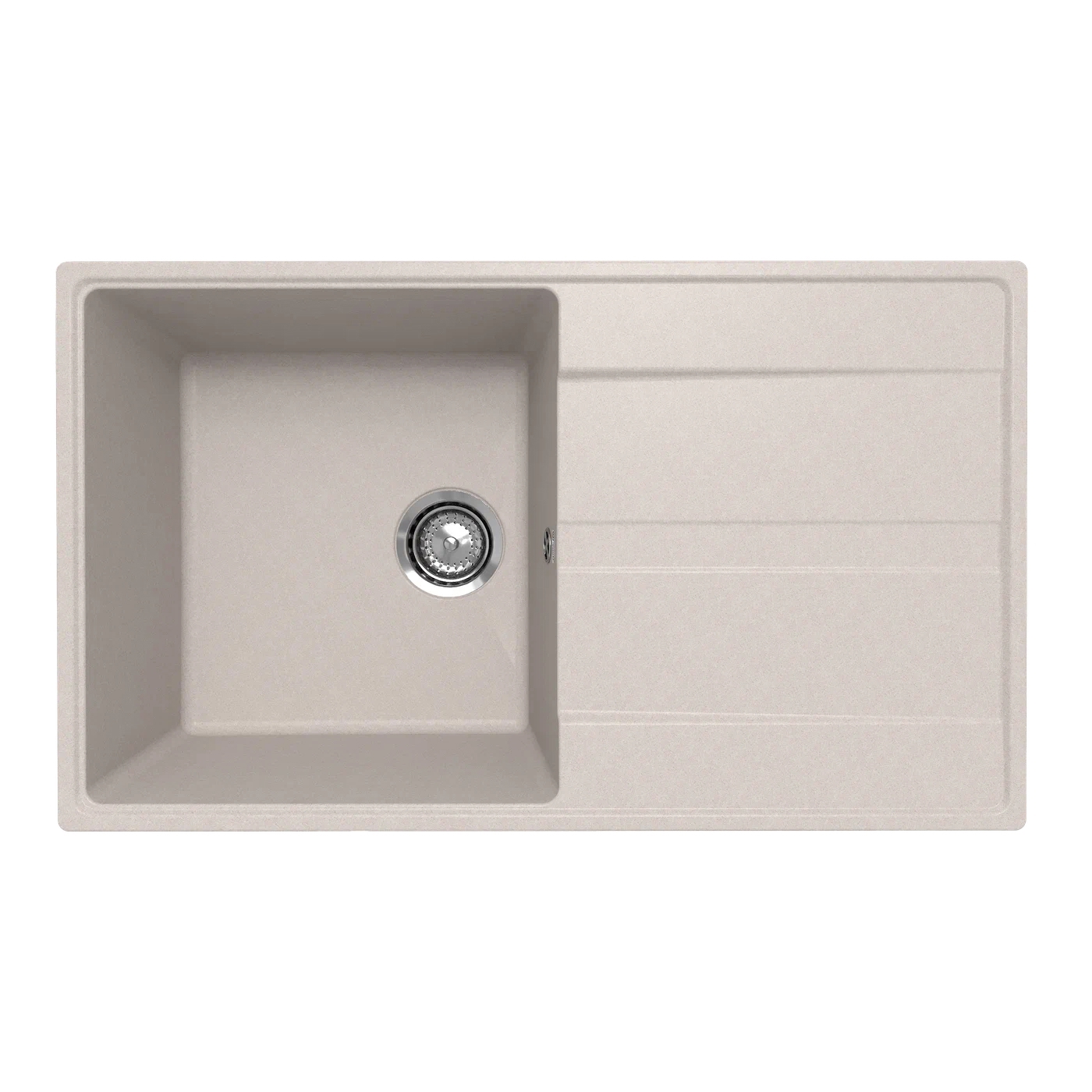 Изображение товара Мойка для кухни Ulgran Prima 850-10 50x85 см глубина чаши 20 см искусственный камень цвет бежевый Изображение товара Мойка для кухни Ulgran Prima 850-10 50x85 см глубина чаши 20 см искусственный камень цвет бежевый