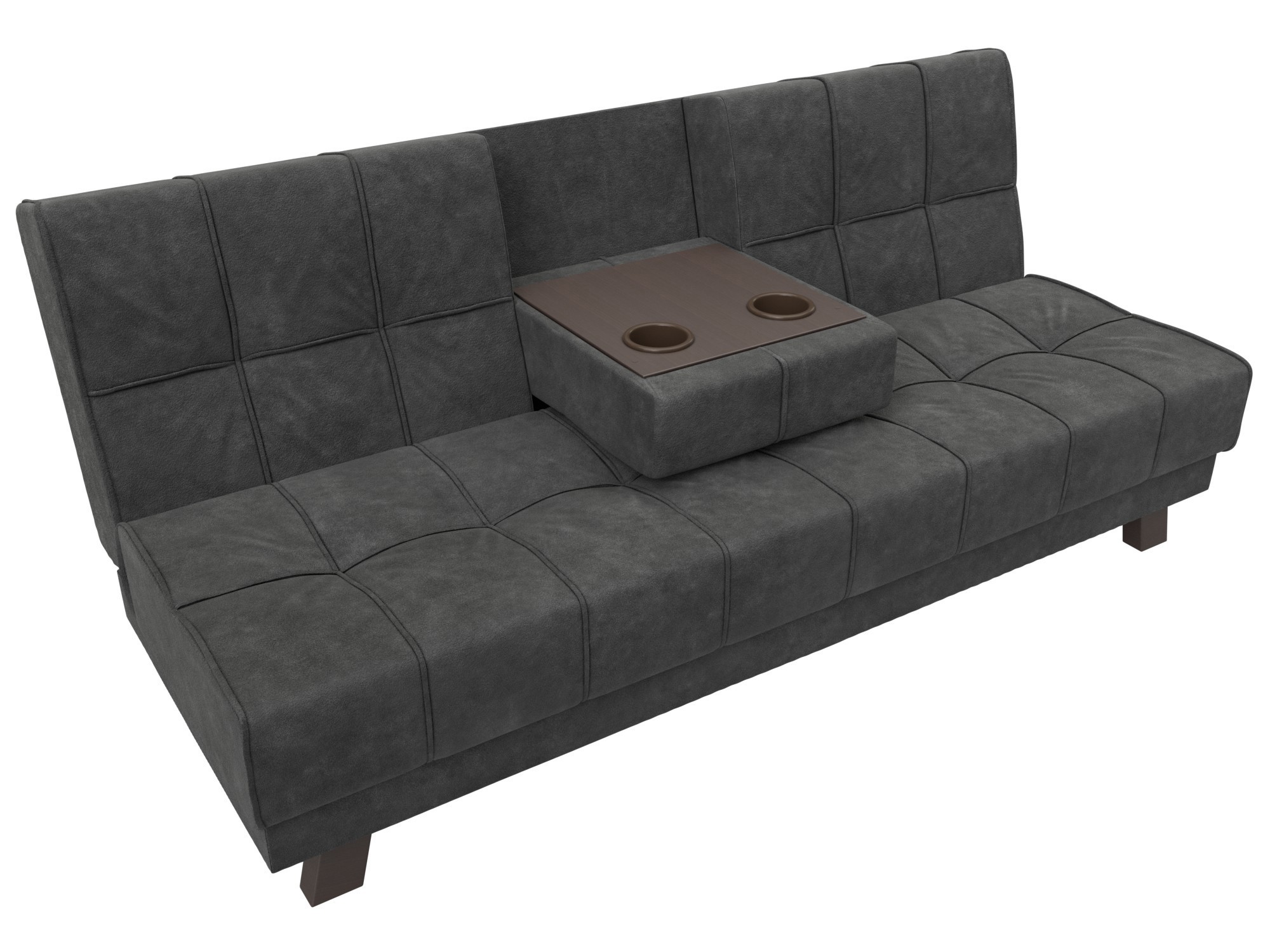 Изображение товара Диван ЛИГА ДИВАНОВ Винсент Книжка 118x188 см, серый