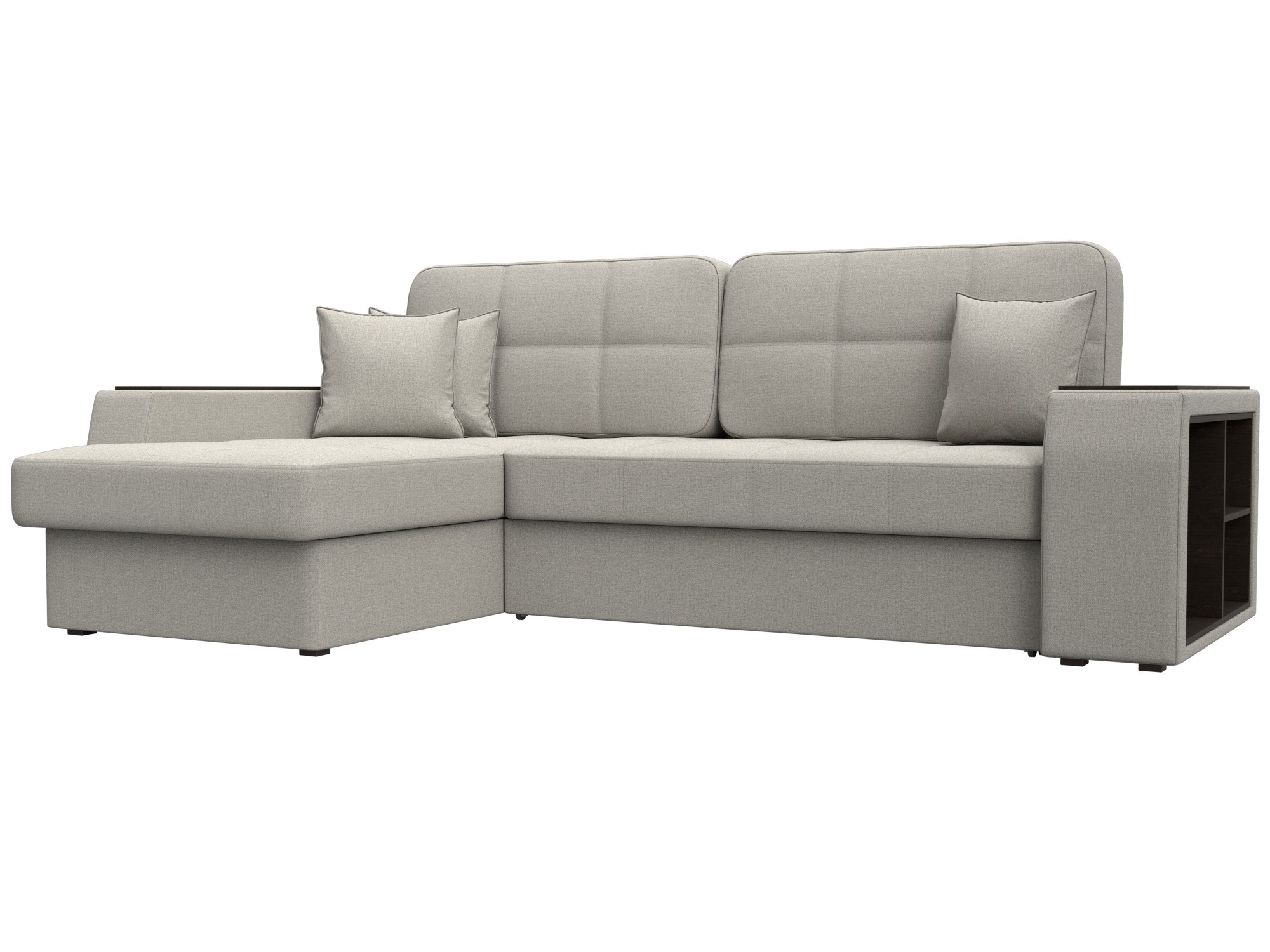 Изображение товара Угловой диван Брюссель левый с механизмом Дельфин и спальным местом 150x200 см