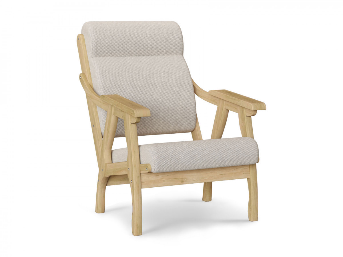 Изображение товара Кресло Элегия Саммер 63x95x90 см рогожка цвет бежевый, рогожка