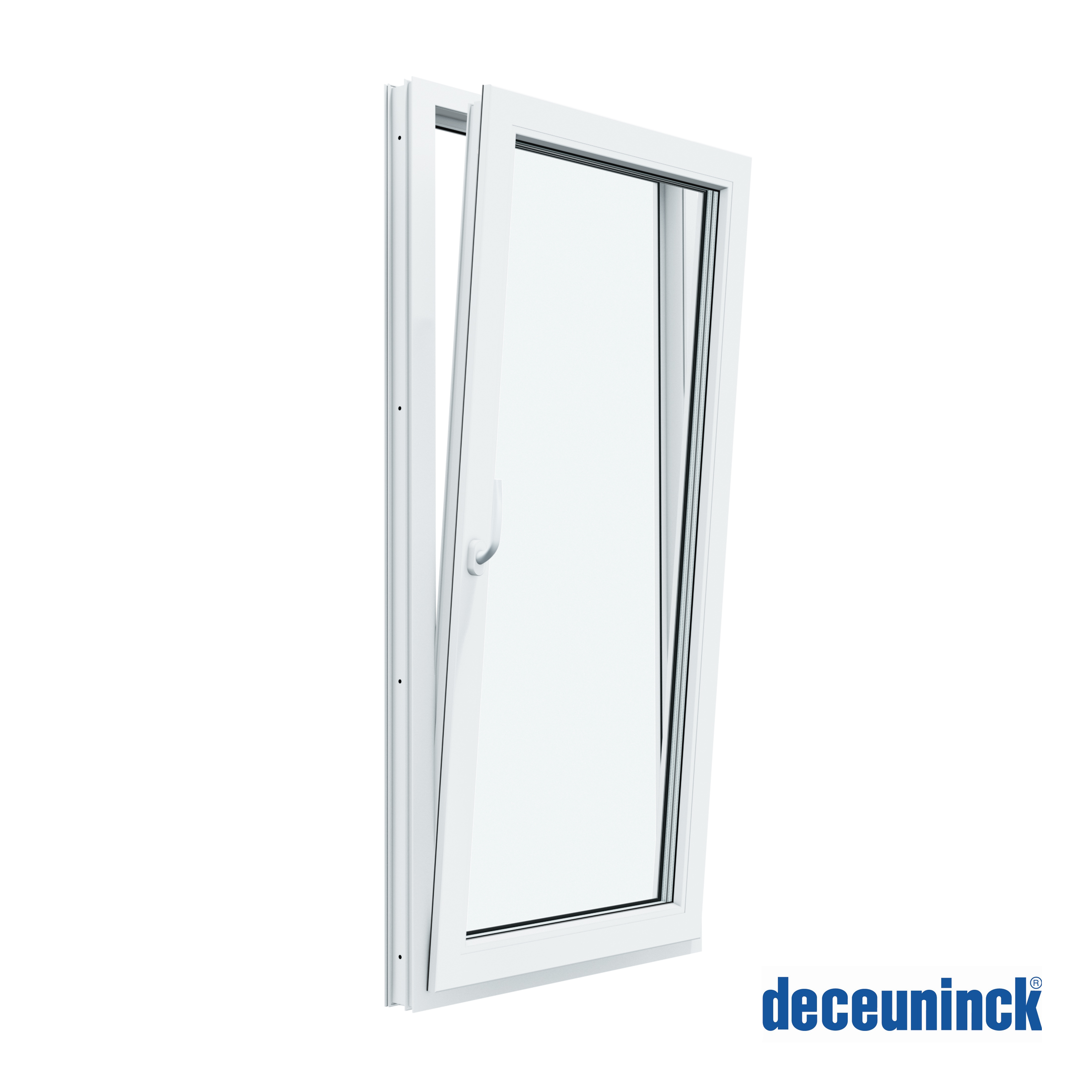 Изображение товара Пластиковое окно ПВХ Deceuninck Форвард одностворчатое поворотно-откидное 1300x700мм двухкамерный стеклопакет цвет белый Изображение товара Пластиковое окно ПВХ Deceuninck Форвард одностворчатое поворотно-откидное 1300x700мм двухкамерный стеклопакет цвет белый