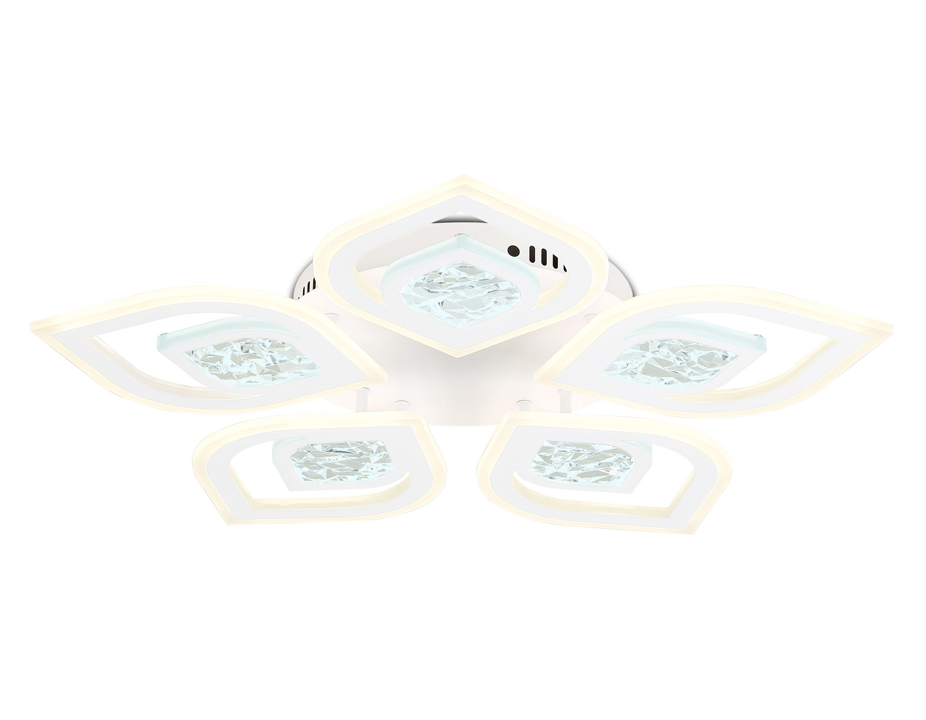 Изображение товара Люстра потолочная светодиодная Ambrella Light Acrylica с пультом управления 23 м² регулируемый белый свет цвет белый Изображение товара Люстра потолочная светодиодная Ambrella Light Acrylica с пультом управления 23 м² регулируемый белый свет цвет белый