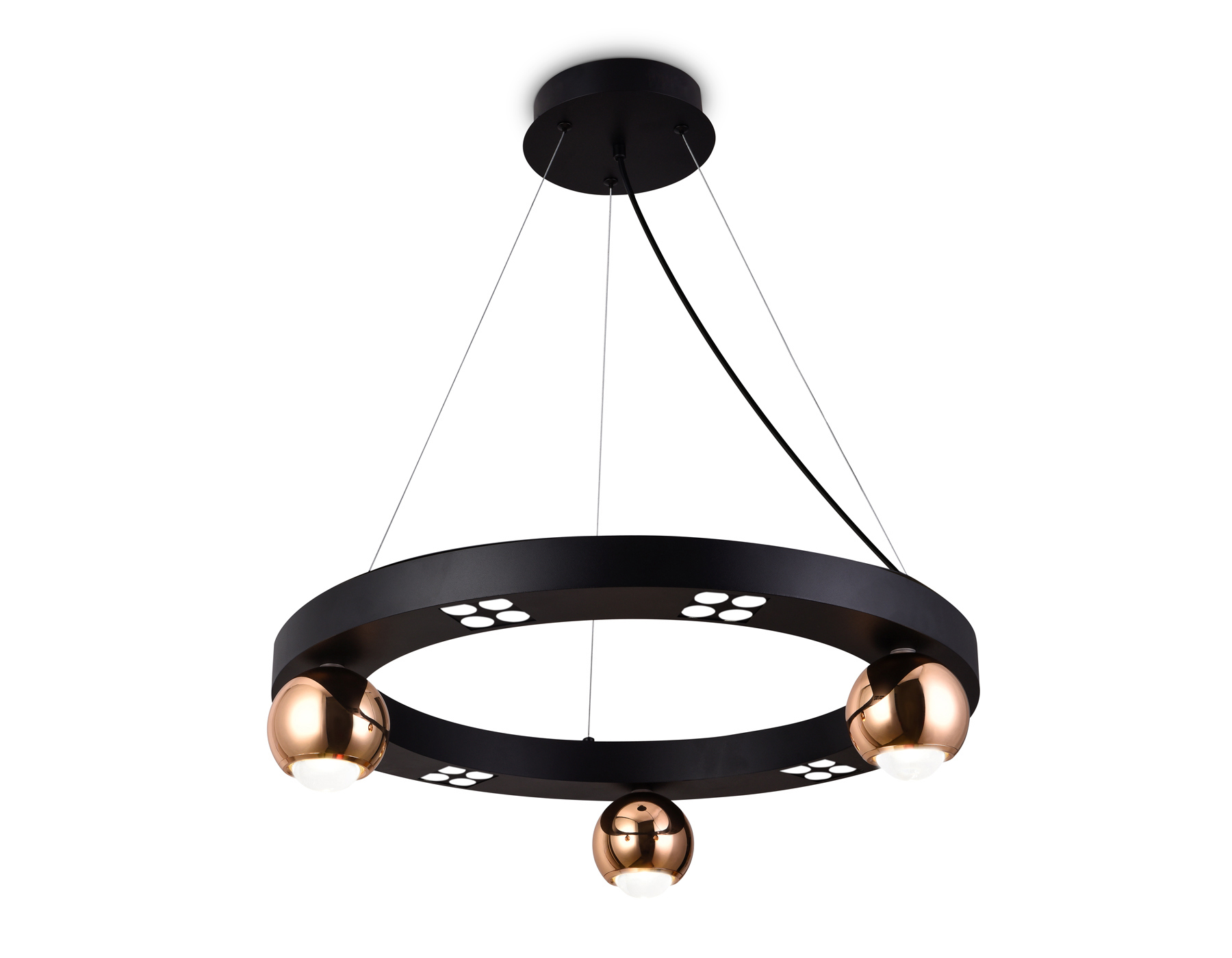 Изображение товара Люстра подвесная светодиодная Ambrella Light Comfort Ambr_fl5961 20 м² нейтральный белый свет цвет черный Изображение товара Люстра подвесная светодиодная Ambrella Light Comfort Ambr_fl5961 20 м² нейтральный белый свет цвет черный