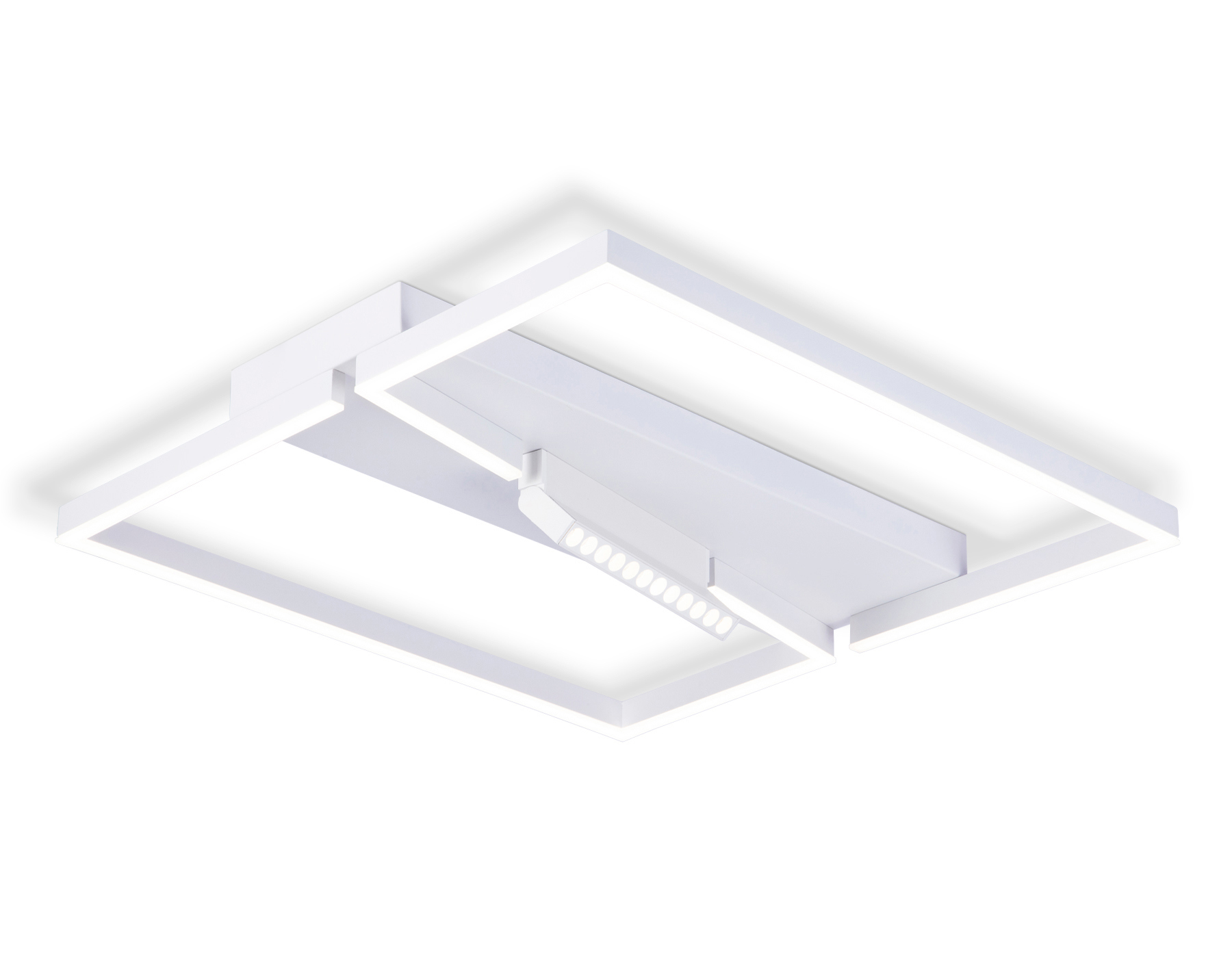 Изображение товара Люстра потолочная светодиодная Ambrella Light Comfort с пультом 13.81 м² белый стильная надежная