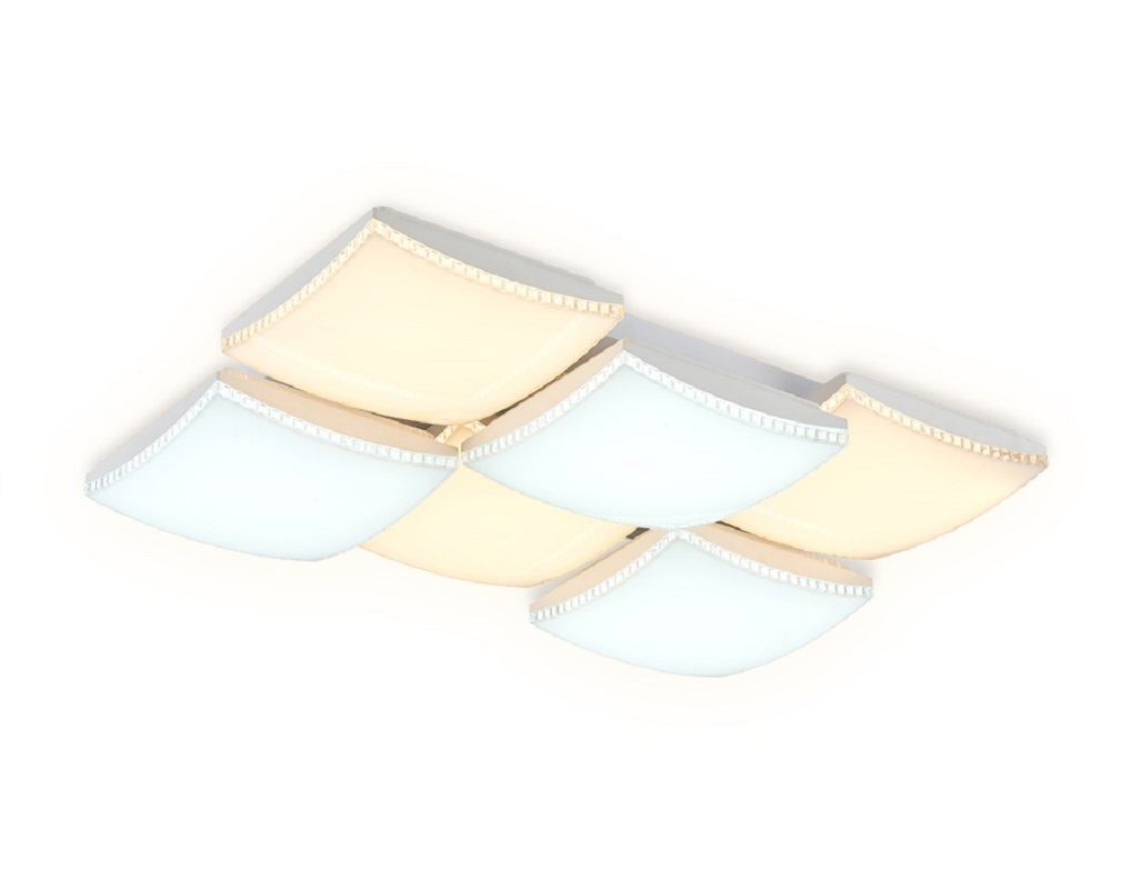 Изображение товара Люстра потолочная светодиодная Ambrella Light Comfort с пультом управления 18 м² нейтральный белый свет цвет белый Изображение товара Люстра потолочная светодиодная Ambrella Light Comfort с пультом управления 18 м² нейтральный белый свет цвет белый