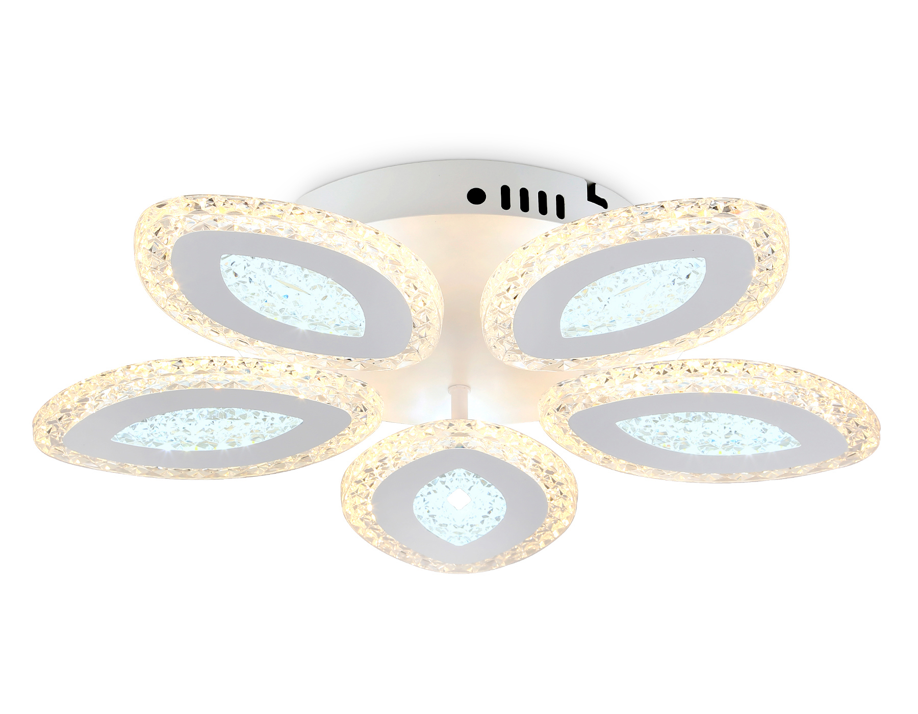 Изображение товара Люстра потолочная светодиодная Ambrella Light AMBR_FA4015 Acrylica с пультом управления 18 м² регулируемый белый свет цвет белый Изображение товара Люстра потолочная светодиодная Ambrella Light AMBR_FA4015 Acrylica с пультом управления 18 м² регулируемый белый свет цвет белый