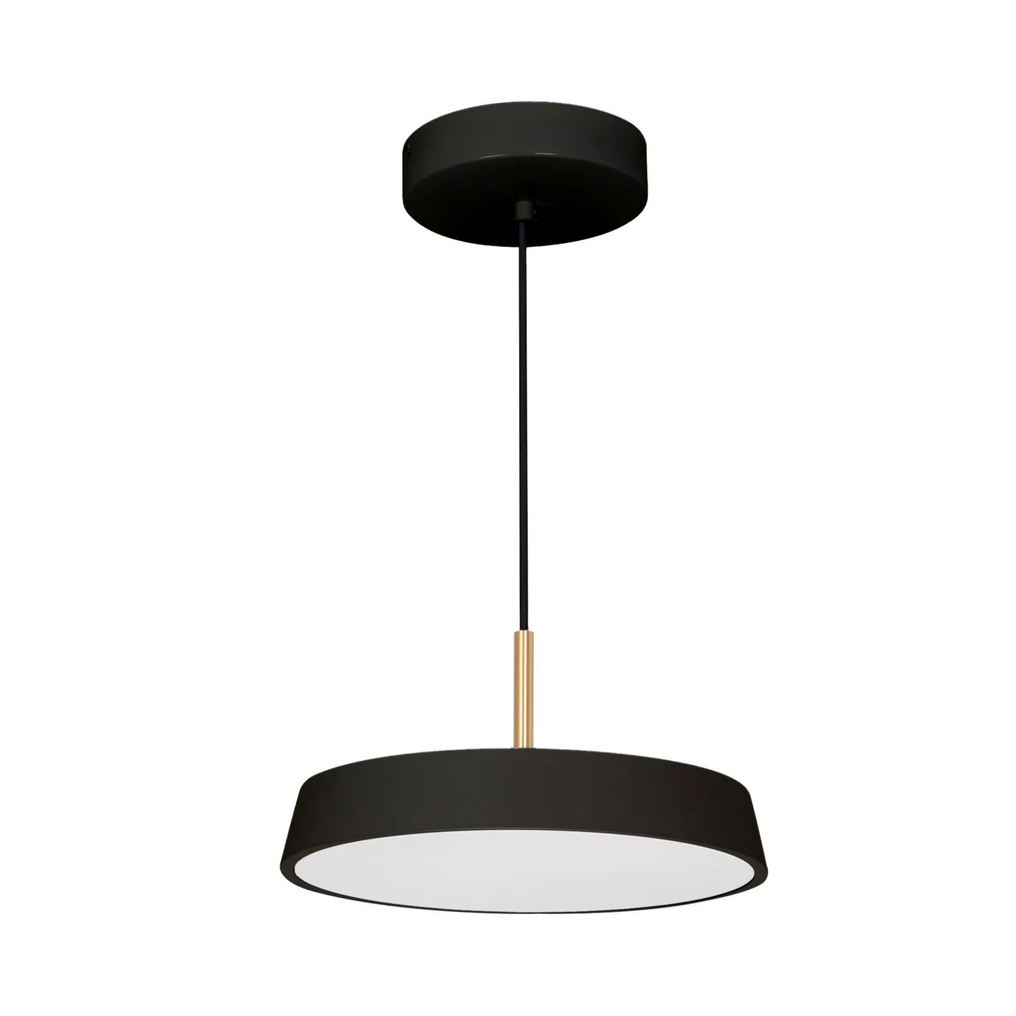 Изображение товара Светильник подвесной светодиодный Arlight Elegant Arlt_033921_1 5 м² теплый белый (желтый) свет цвет черный
