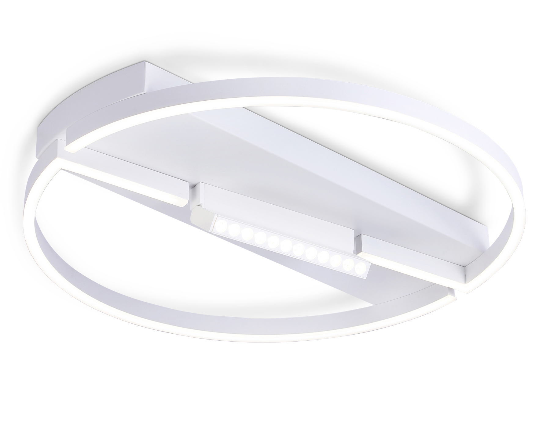 Изображение товара Люстра потолочная светодиодная Ambrella Light Comfort с пультом управления 11.7 м² регулируемый белый свет цвет белый Изображение товара Люстра потолочная светодиодная Ambrella Light Comfort с пультом управления 11.7 м² регулируемый белый свет цвет белый