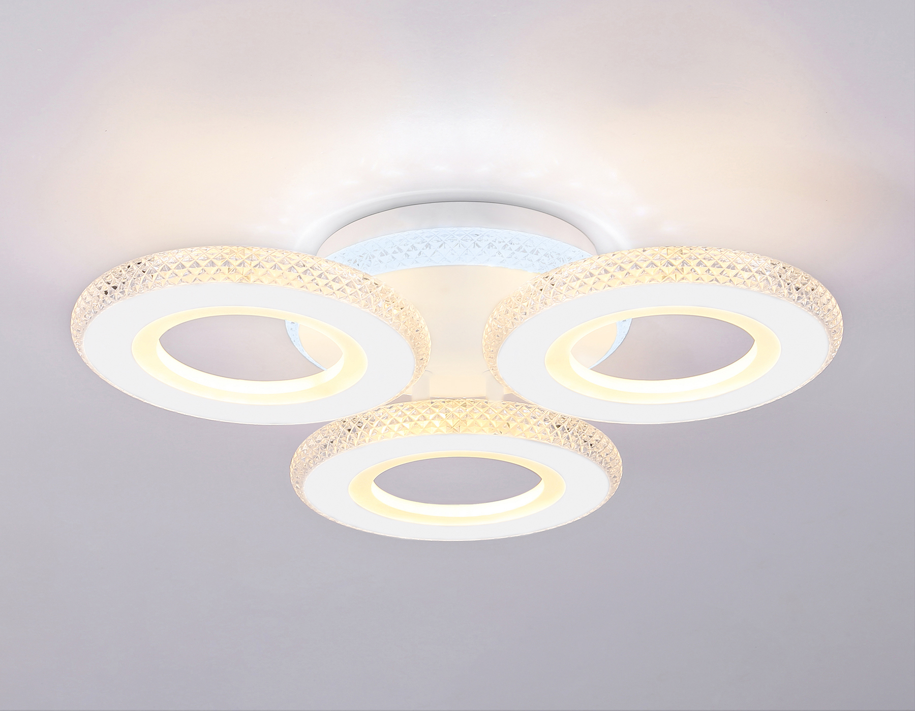 Изображение товара Люстра потолочная светодиодная Ambrella Light AMBR_FA8866 Original с пультом управления 12 м² регулируемый белый свет цвет белый