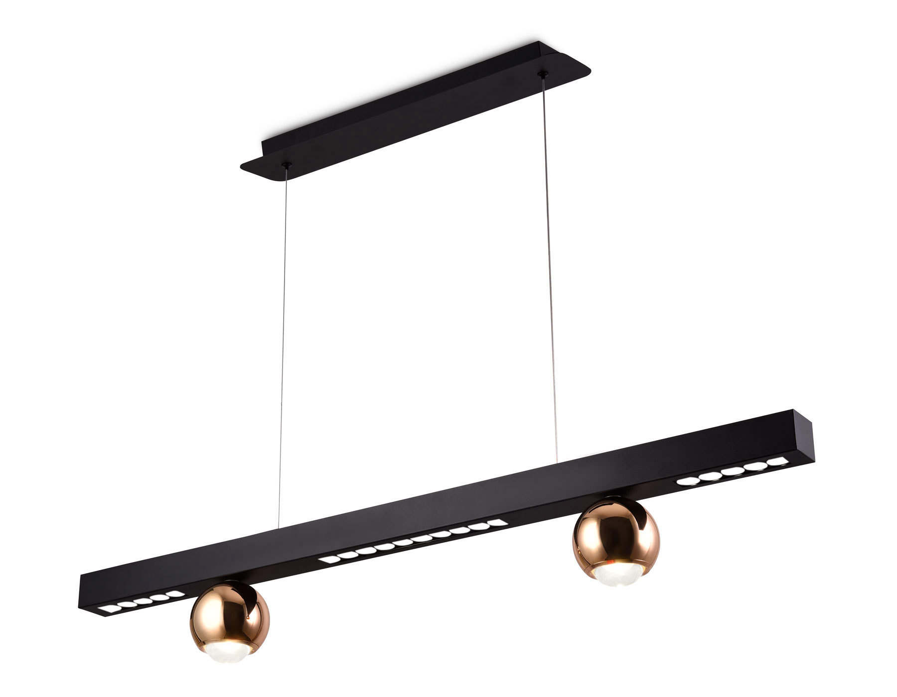 Изображение товара Подвесная светодиодная люстра Ambrella Light Comfort Line FL5956 Черный Золото