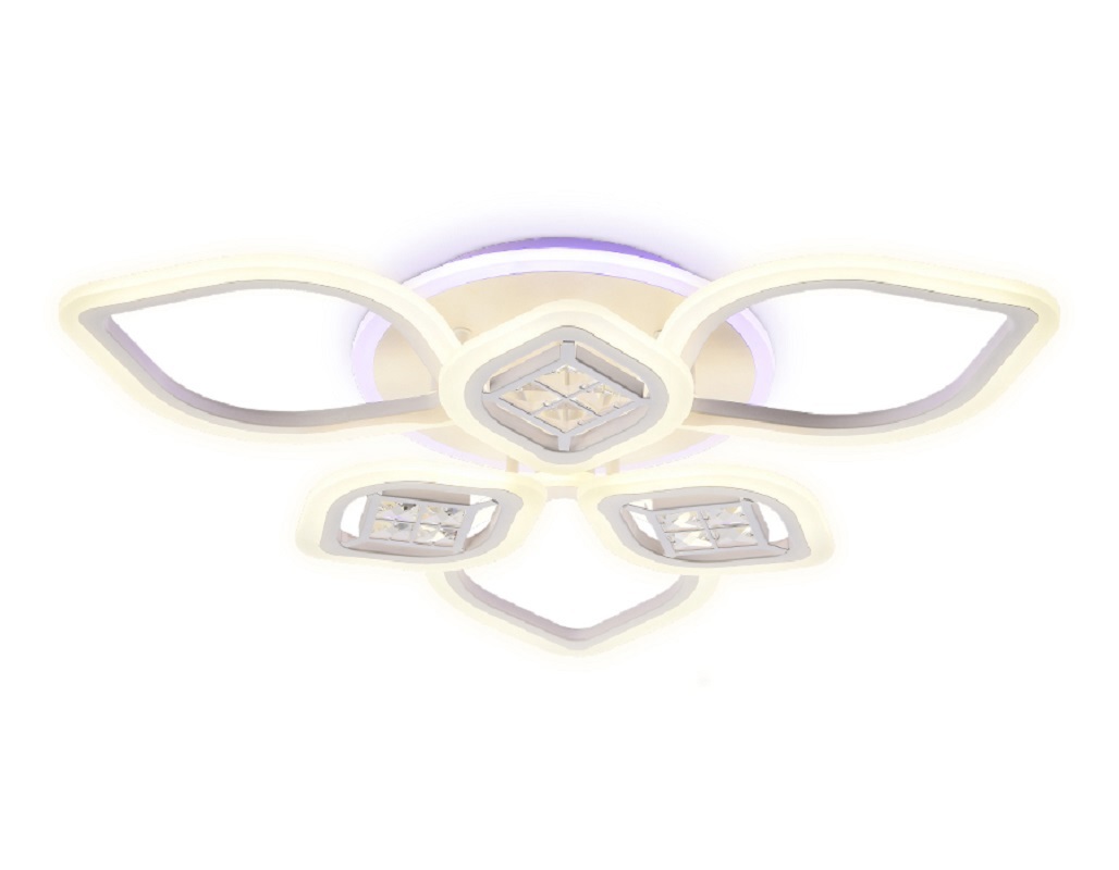 Изображение товара Люстра потолочная светодиодная Ambrella Light AMBR_FA282 Acrylica белая с пультом Изображение товара Люстра потолочная светодиодная Ambrella Light AMBR_FA282 Acrylica белая с пультом