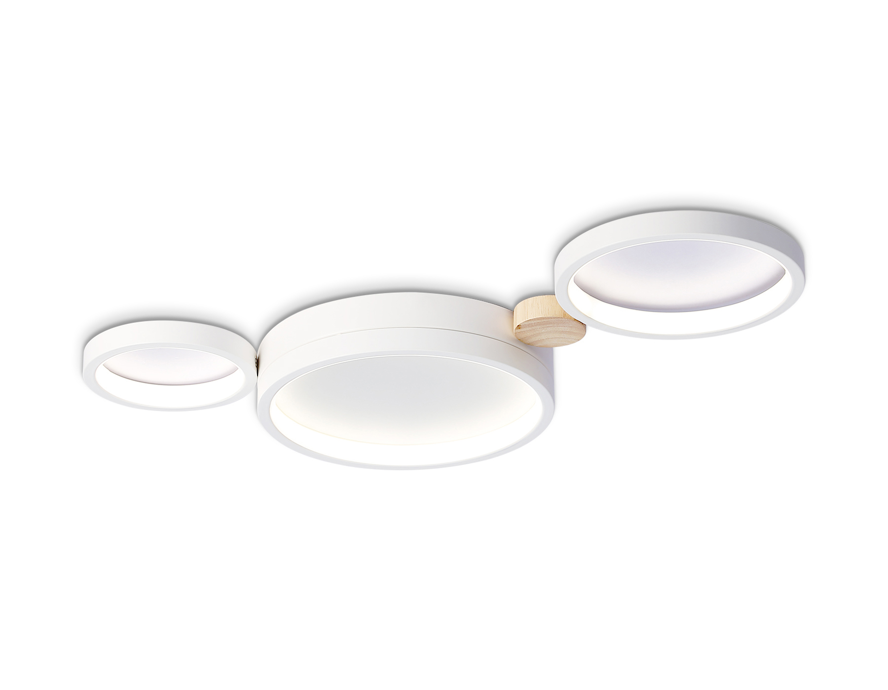 Изображение товара Люстра потолочная светодиодная Ambrella Light Comfort с пультом управления 20 м² белая