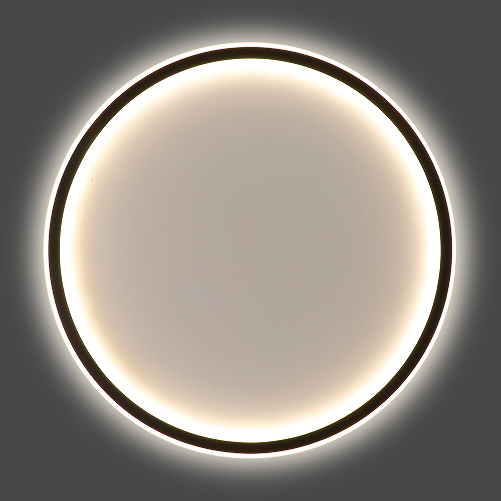 Изображение товара Люстра потолочная светодиодная Feron Al5800 с пультом управления 19 м² регулируемый белый свет цвет черный