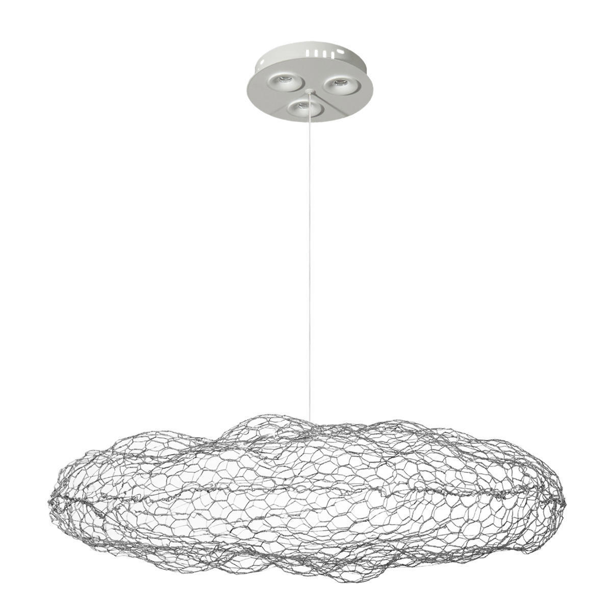 Изображение товара Светильник подвесной светодиодный Loft It Cloud Lf_10247_700_silver 7.15 м² теплый белый (желтый) свет цвет серебро