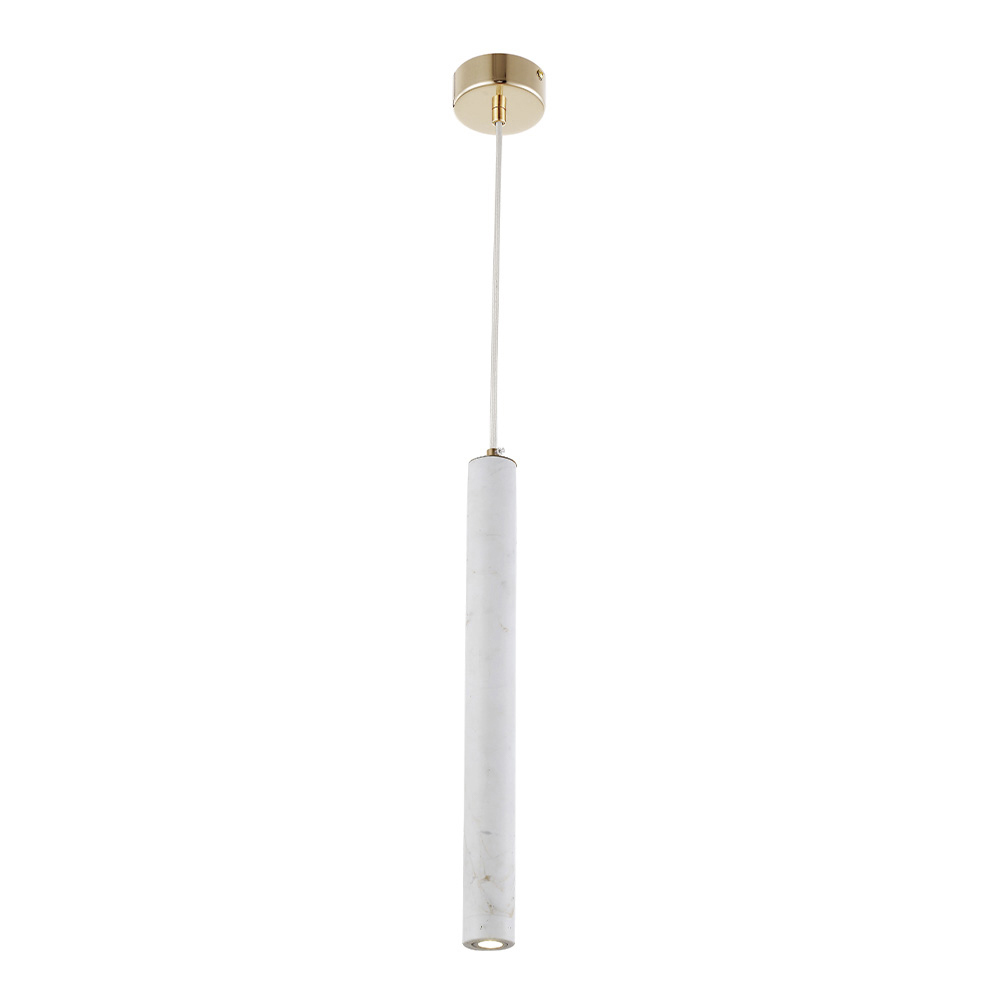 Изображение товара Подвесной светодиодный светильник Crystal Lux Fresa Cu 1831 201 белый золото для низких потолков