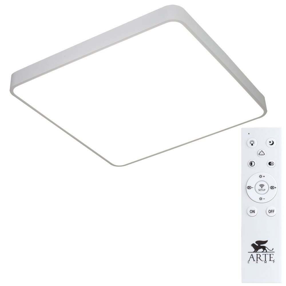 Изображение товара Светильник настенно-потолочный ARTE LAMP SCENA A2669PL-1WH с пультом 16.7 м²