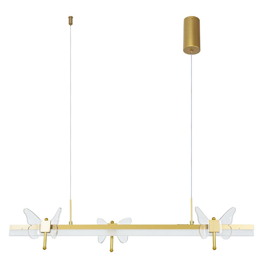 Изображение товара Люстра подвесная светодиодная Arte Lamp Darcy 9 м² регулируемый белый свет цвет жёлтый/золотой
