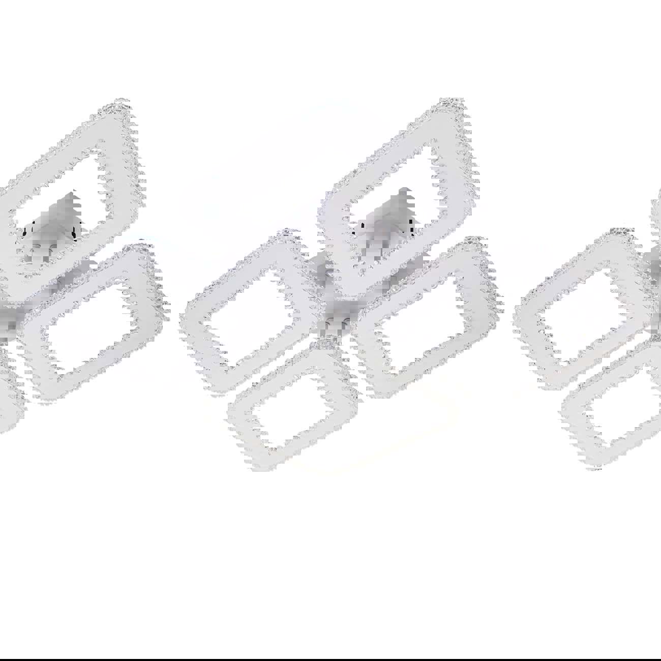 Изображение товара Люстра потолочная светодиодная Escada Dew с пультом управления 37.3 м² регулируемый белый свет цвет белый