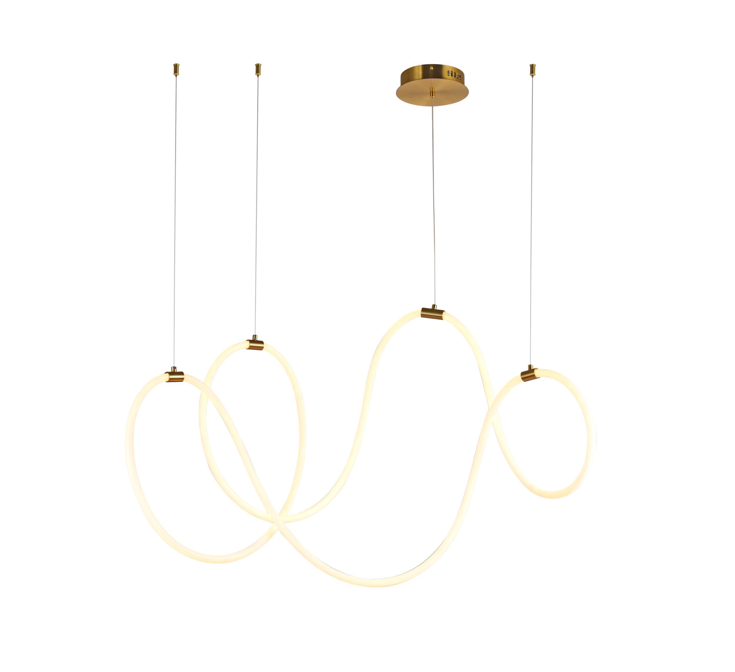 Изображение товара Люстра подвесная светодиодная Arte Lamp Klimt Ar_a2850sp-80pb 13.3 м² теплый белый (желтый) свет цвет медь