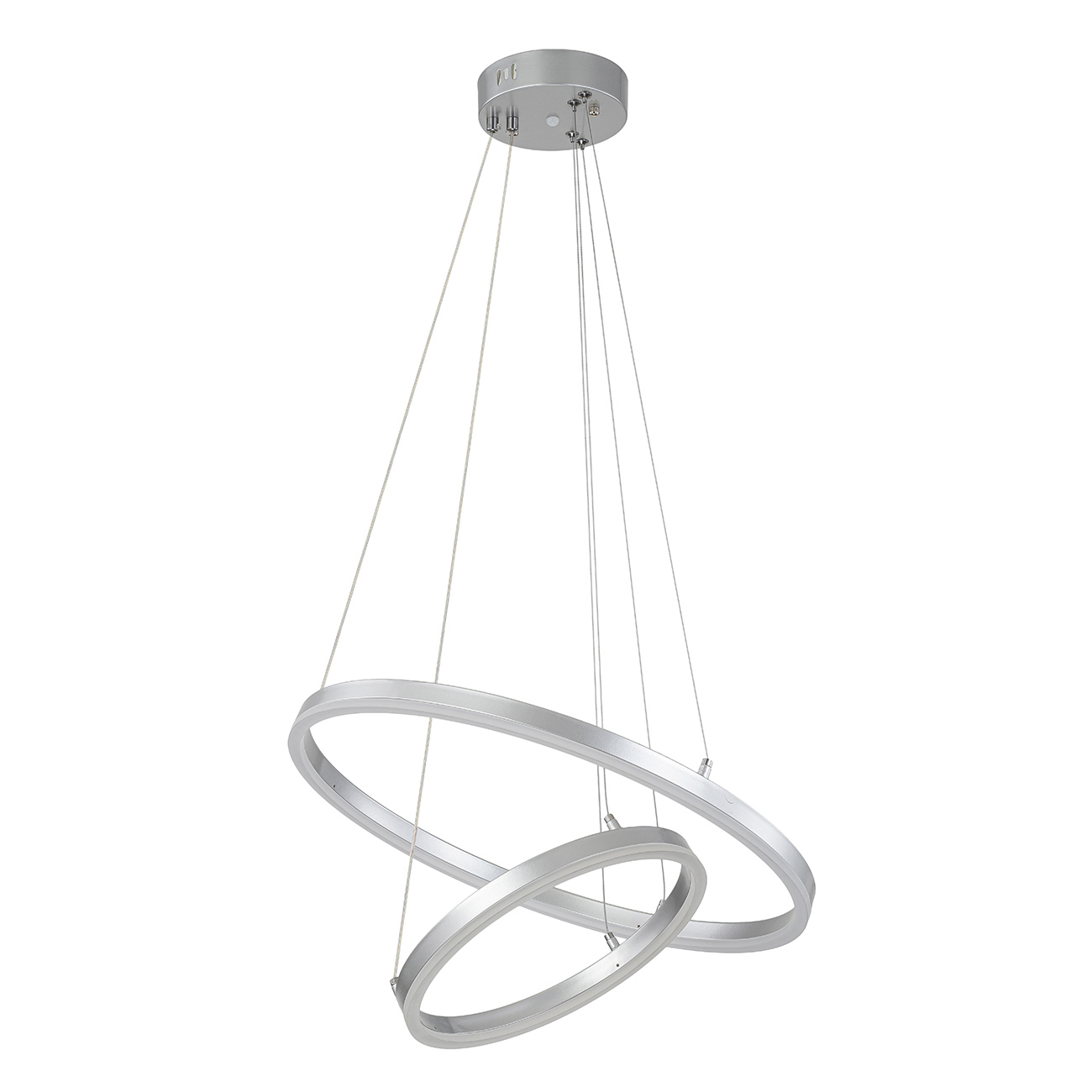 Изображение товара Светильник подвесной светодиодный Escada Void с пультом управления 33 м² регулируемый белый свет цвет серый/серебристый