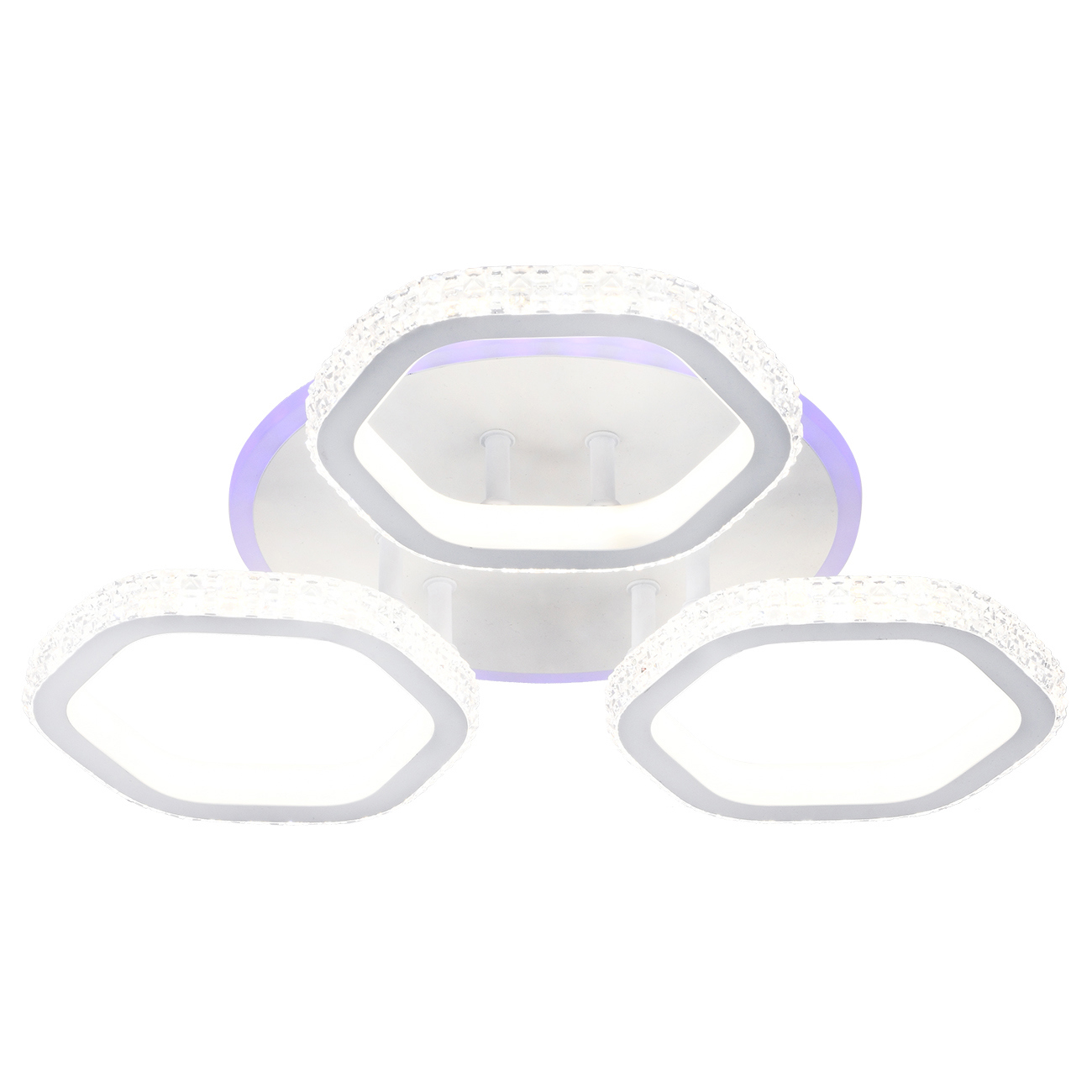 Изображение товара Люстра потолочная светодиодная Escada ESC_10263_3LED_BL Centauri с пультом управления 36 м² регулируемый белый свет цвет белый