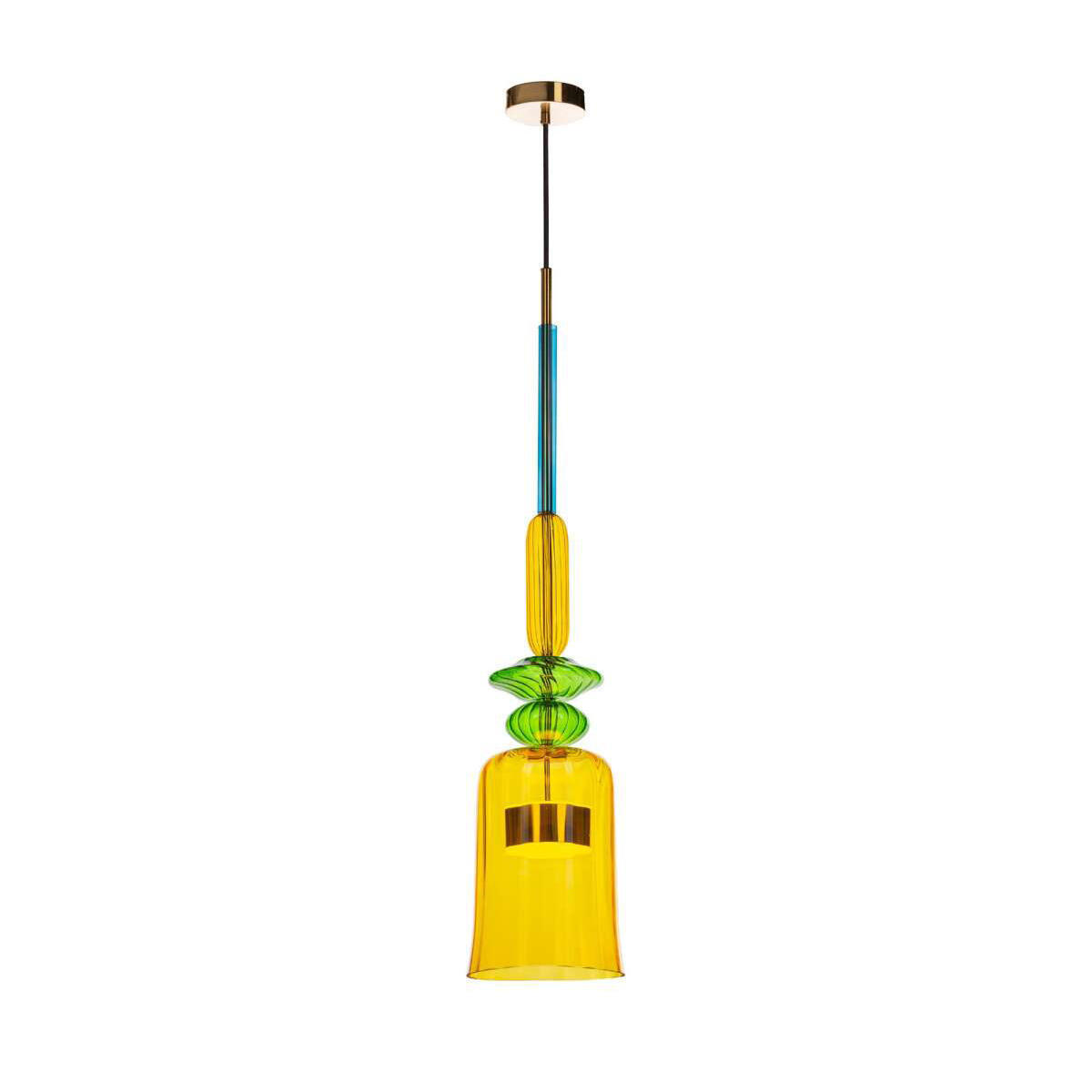 Изображение товара Светильник подвесной светодиодная Loft it Candy Lf_2008-a 4 м² теплый белый (желтый) свет цвет золото, разноцветный