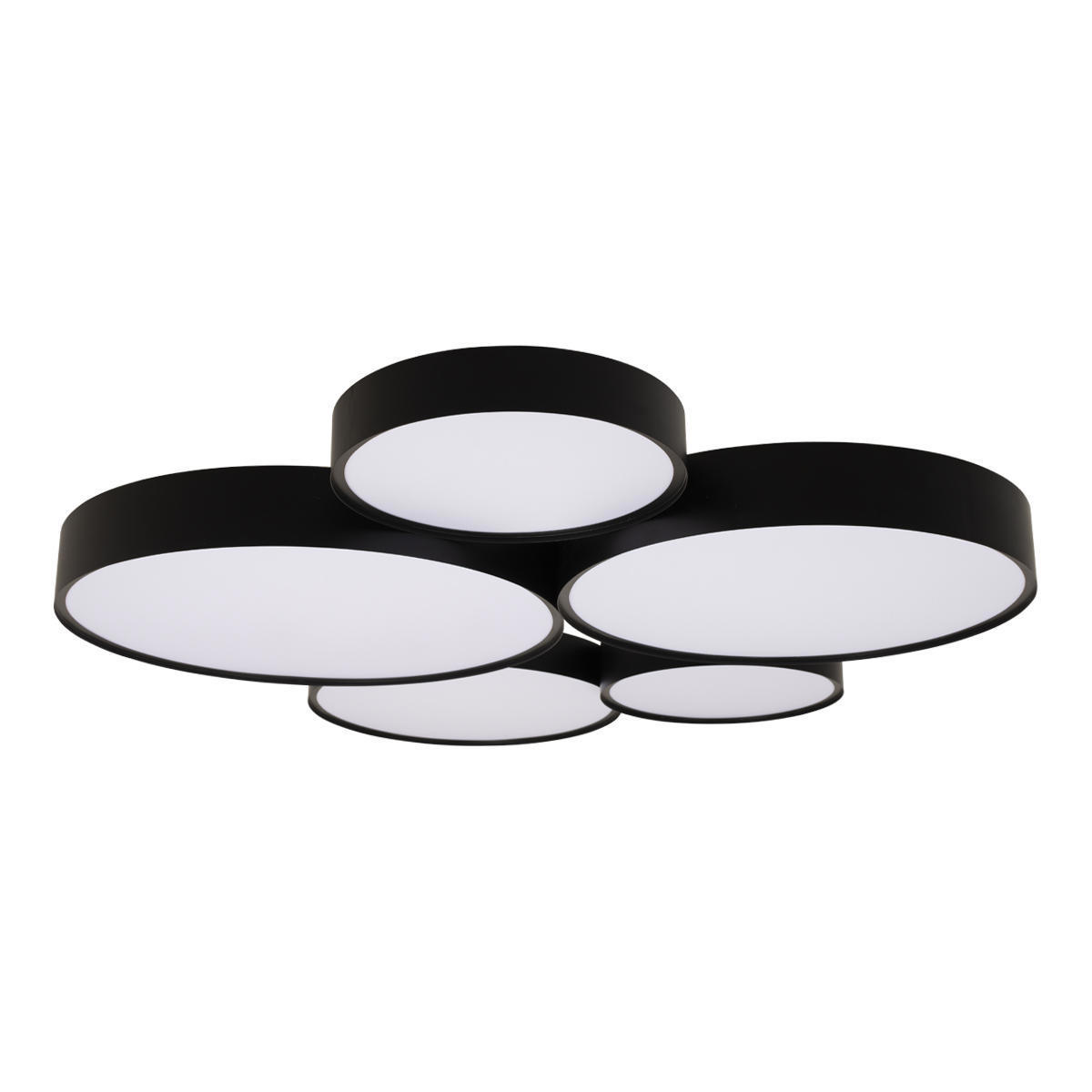 Изображение товара Люстра потолочная светодиодная Loft It Drum 10218 Black 21.67 м² с холодным белым светом