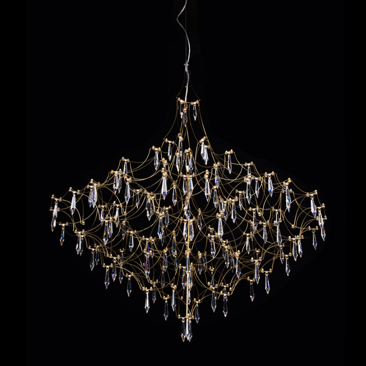 Изображение товара Люстра подвесная светодиодная LOFT IT Mira 10259/1000 Gold Asfour