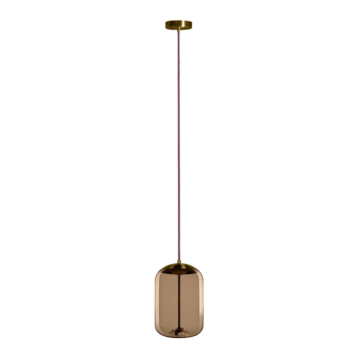 Изображение товара Светильник подвесной светодиодный Loft It Knot Lf_8135-c_mini 1.08 м² теплый белый (желтый) свет цвет янтарный/латунь