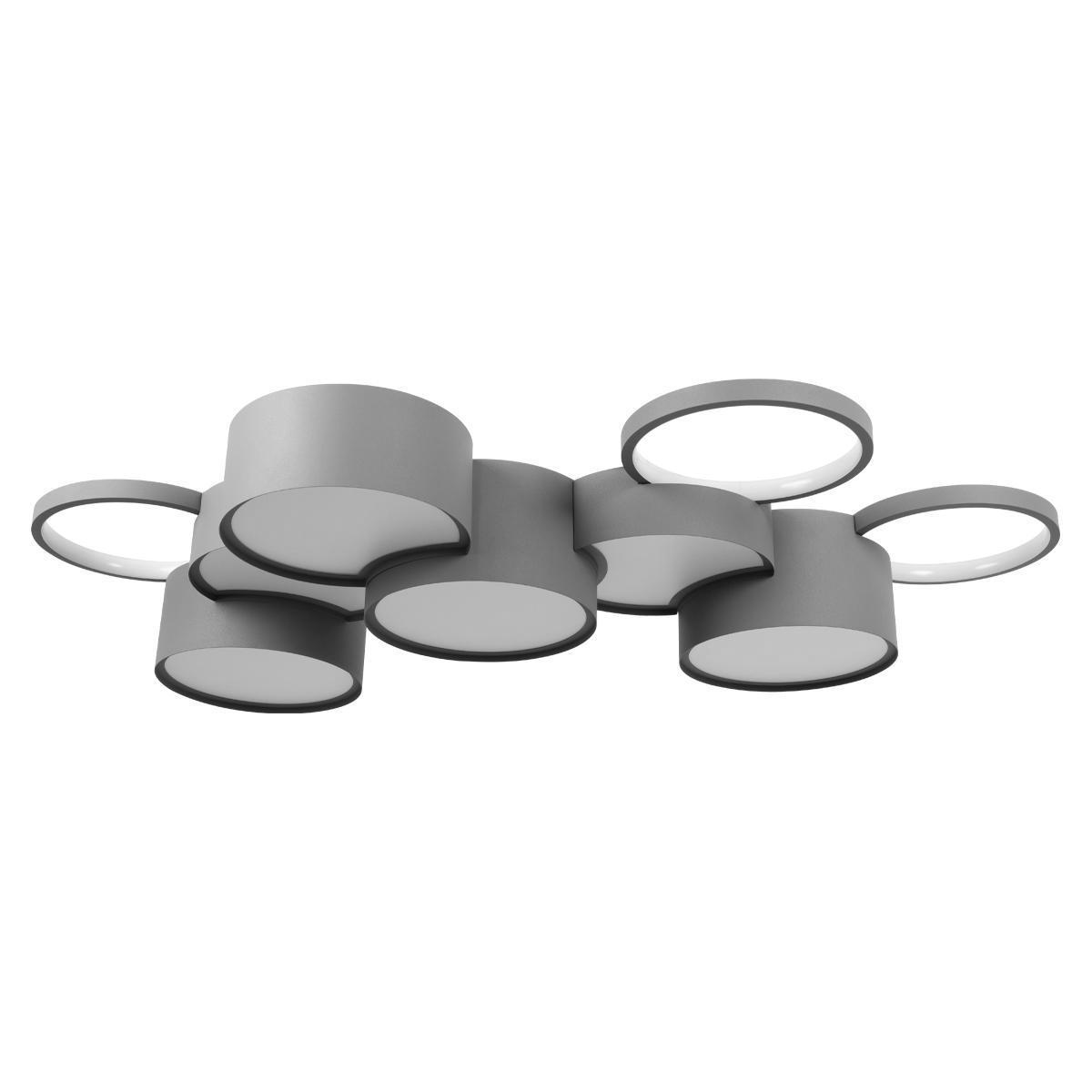 Изображение товара Люстра потолочная светодиодная Loft It Pin Lf_10317_9_grey 18 м² теплый белый (желтый) свет цвет серый