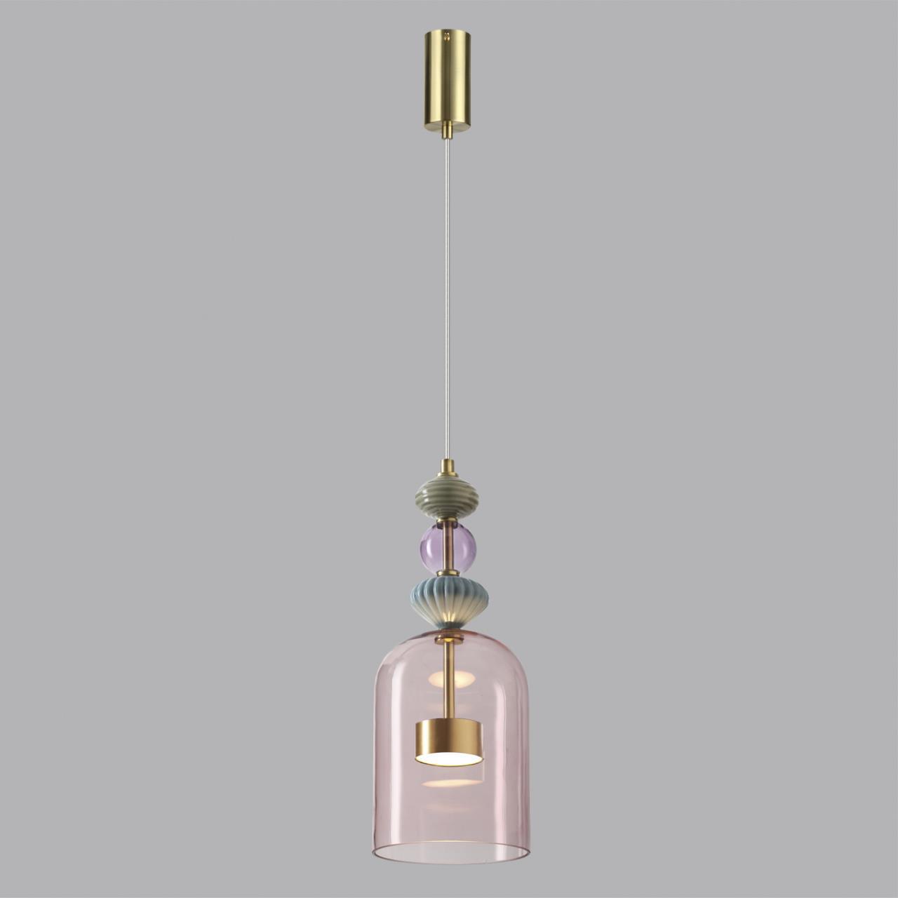 Изображение товара Светильник подвесной светодиодный Odeon Light Palleta Od_5045_12l 6 м² нейтральный белый свет цвет старая бронза